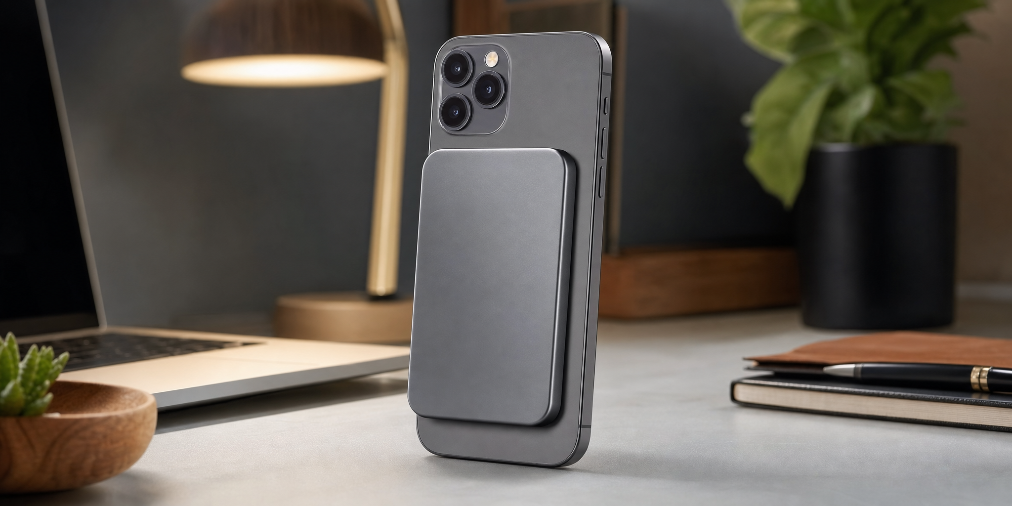 Powerbank MagSafe 10000mAh Gris Sidéral : L'Autonomie Ultime de l'iPhone 12 à l'iPhone 17 Pro Max