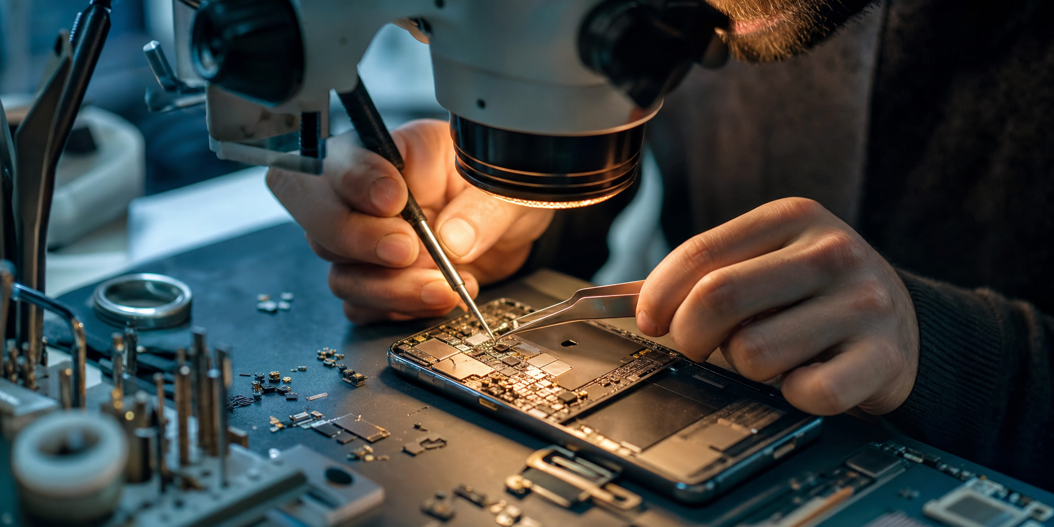Réparation Smartphone et MacBook : L'Art de la Micro-Soudure et du Sauvetage de Données