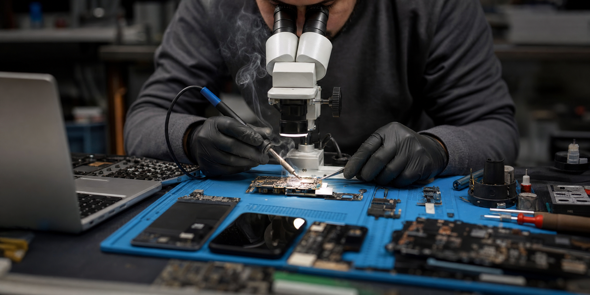 Expertise technique : Réparation MacBook et Samsung chez Mobile House Lille