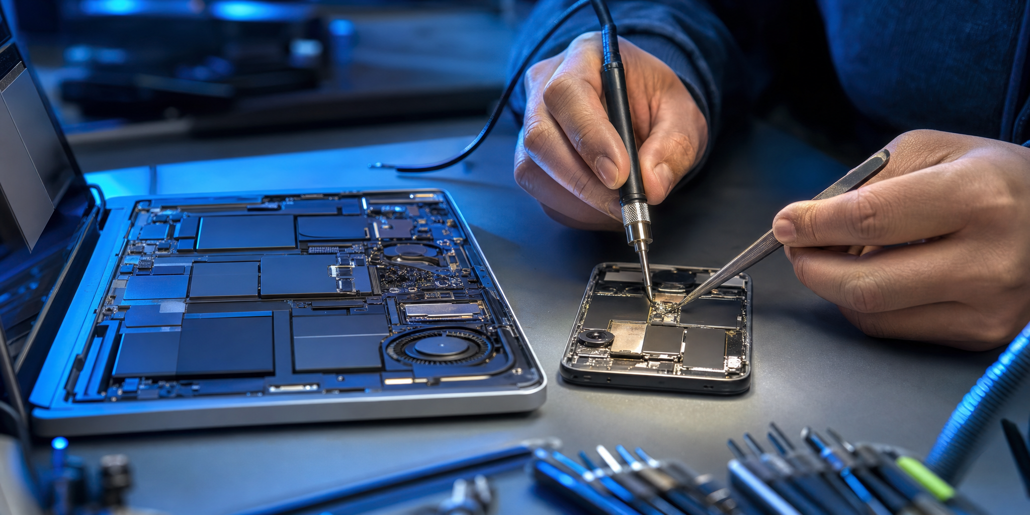Réparation MacBook et Samsung : L'expertise technique Mobile House à Lille