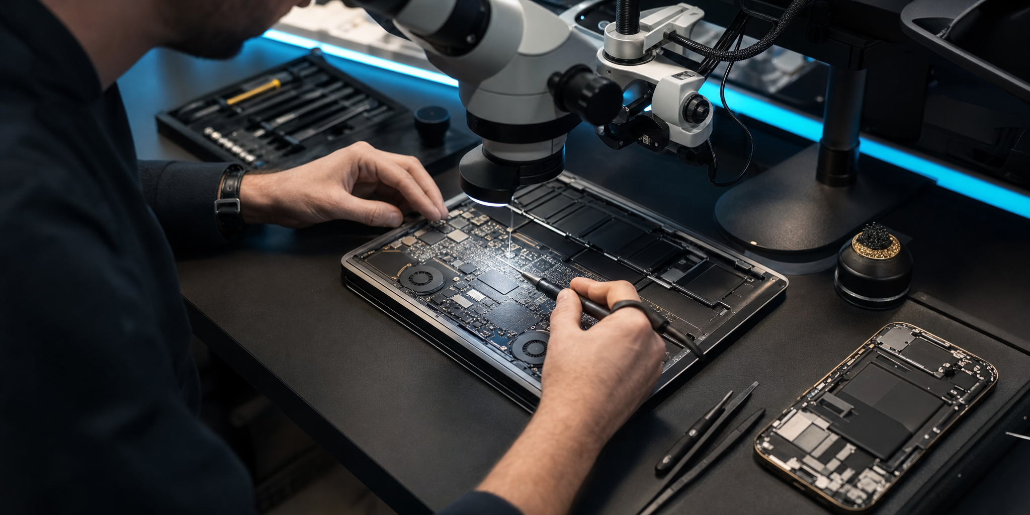Expertise technique : Réparation MacBook, Consoles et smartphones à Lille