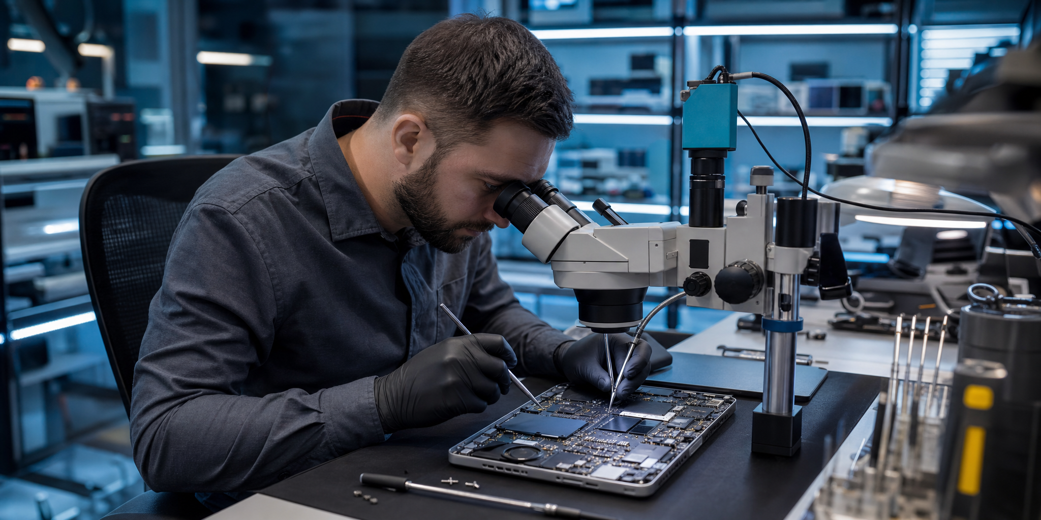 Expertise technique : Réparation de MacBook, tablettes et consoles de jeux