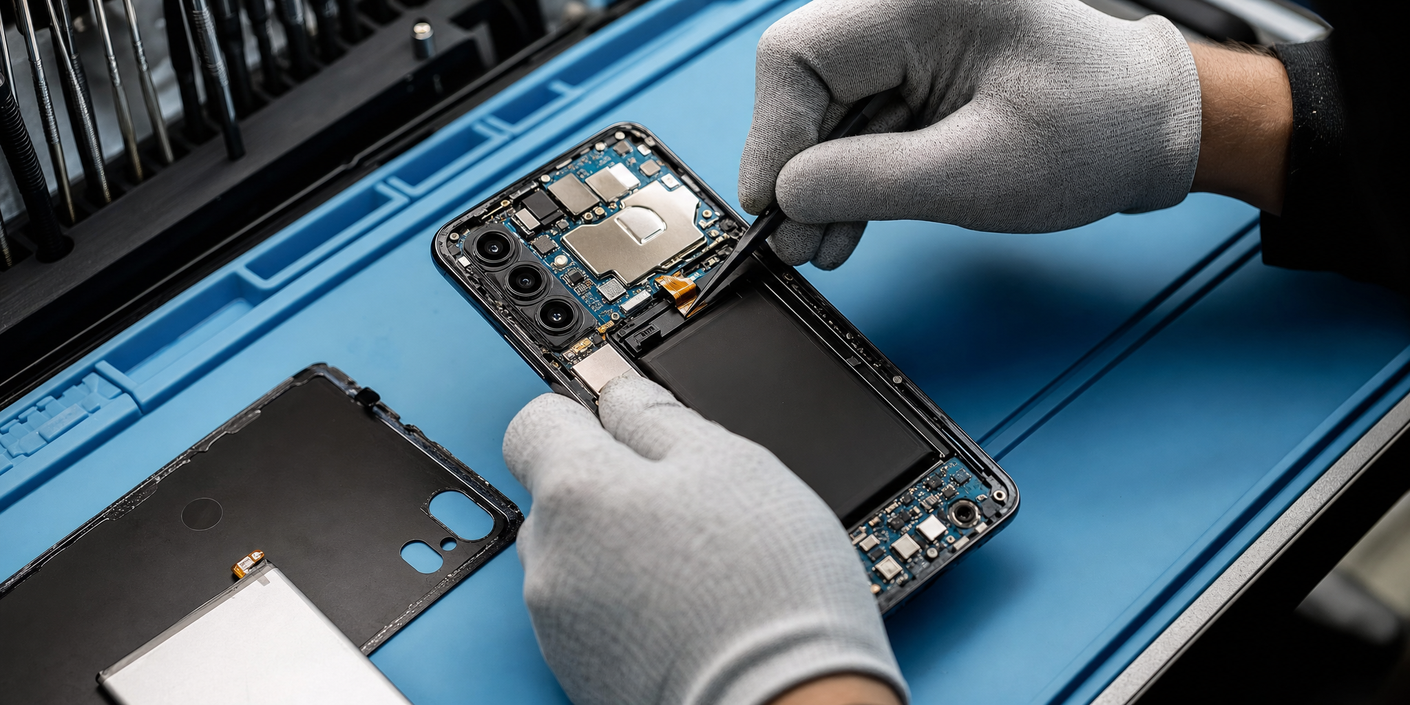 Réparation expert de la batterie sur Samsung Galaxy A23 à Lille - Mobile House