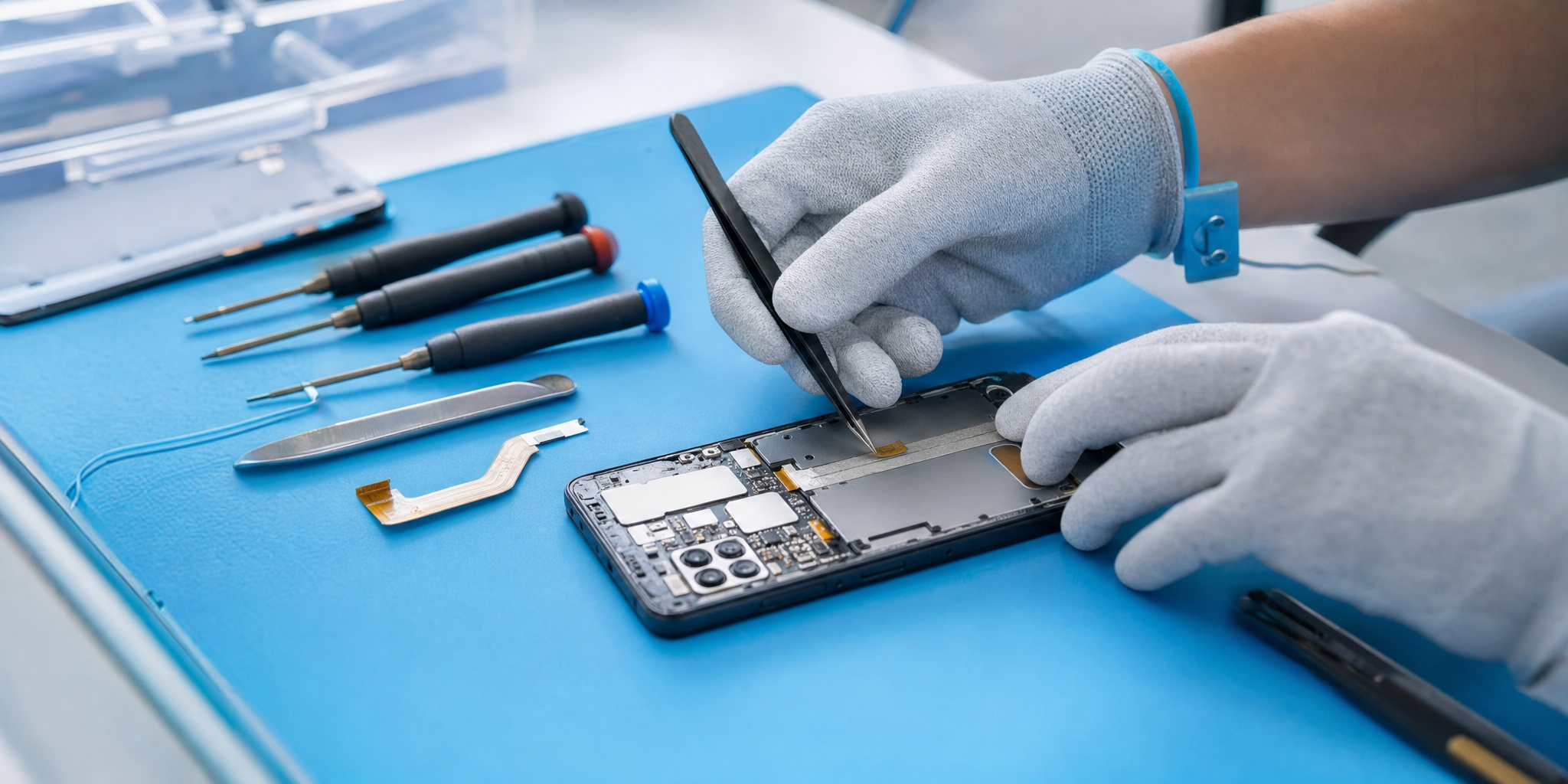 Réparation de la nappe d'interconnexion Samsung Galaxy A12 : l'expertise express Mobile House