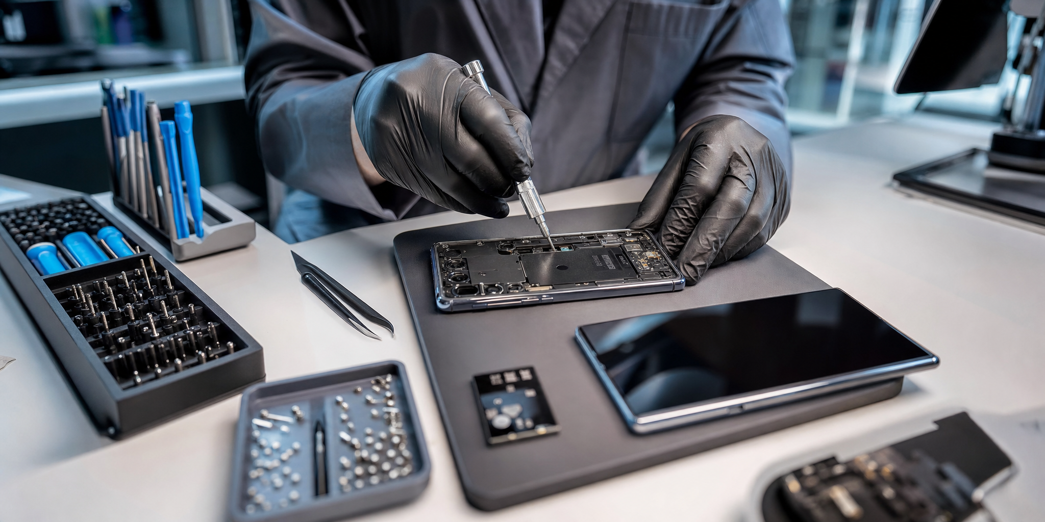 Réparation Galaxy A26 : Écran cassé et châssis plié, que faire ?