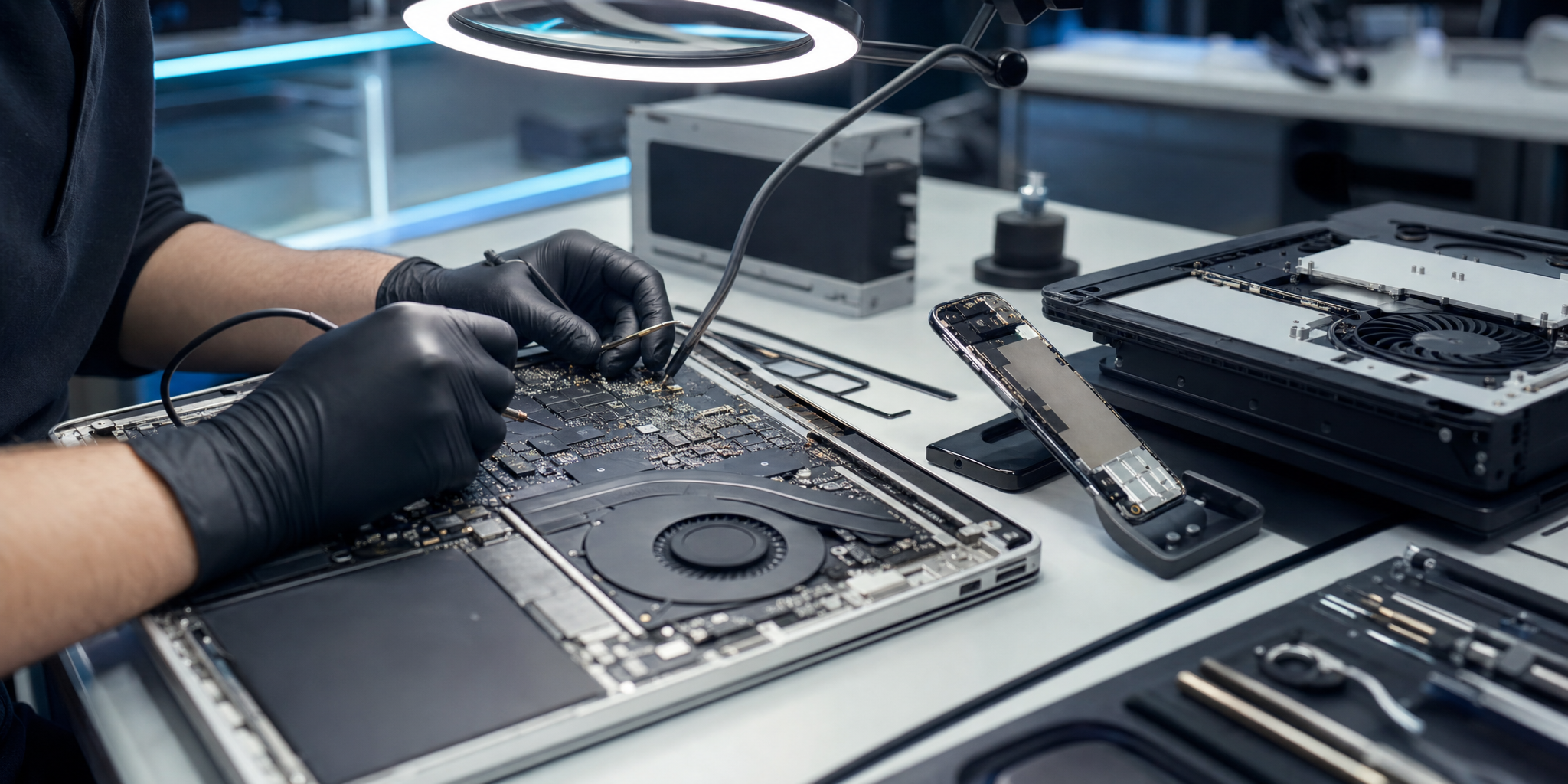 Expertise réparation Apple, MacBook et consoles : l'engagement Mobile House Lille