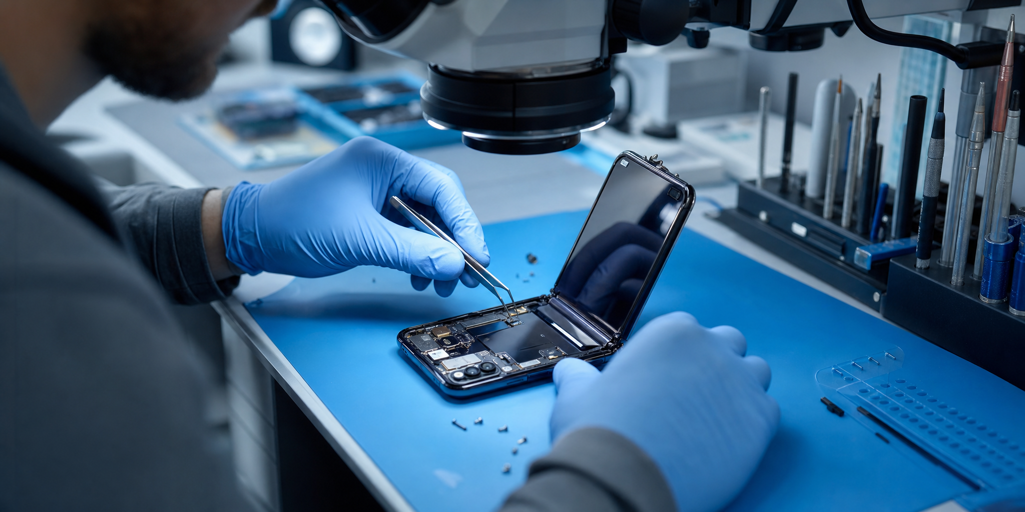 Expertise Samsung Galaxy Z Flip : Pourquoi Mobile House Lille est votre adresse incontournable pour la réparation de téléphones pliables
