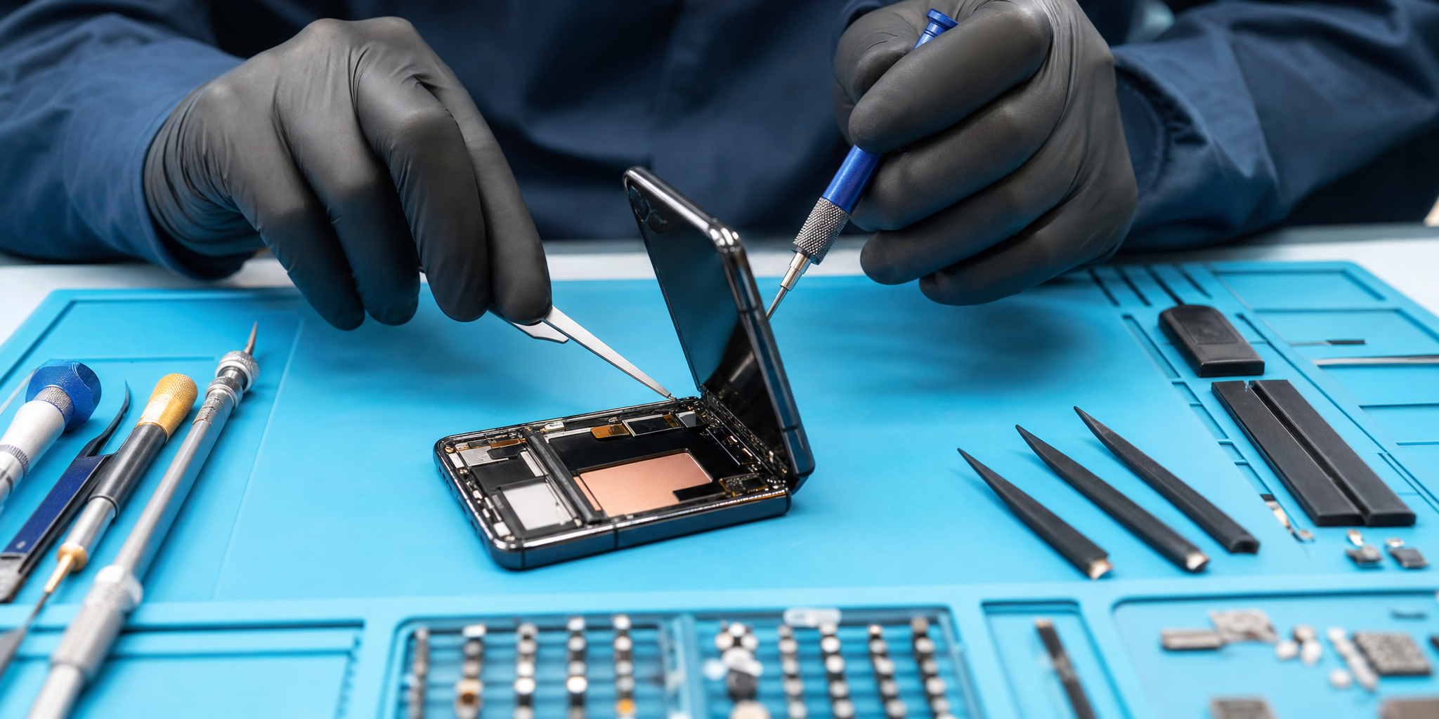 Réparation Samsung Galaxy Z Flip : Écran et Charnière chez Mobile House