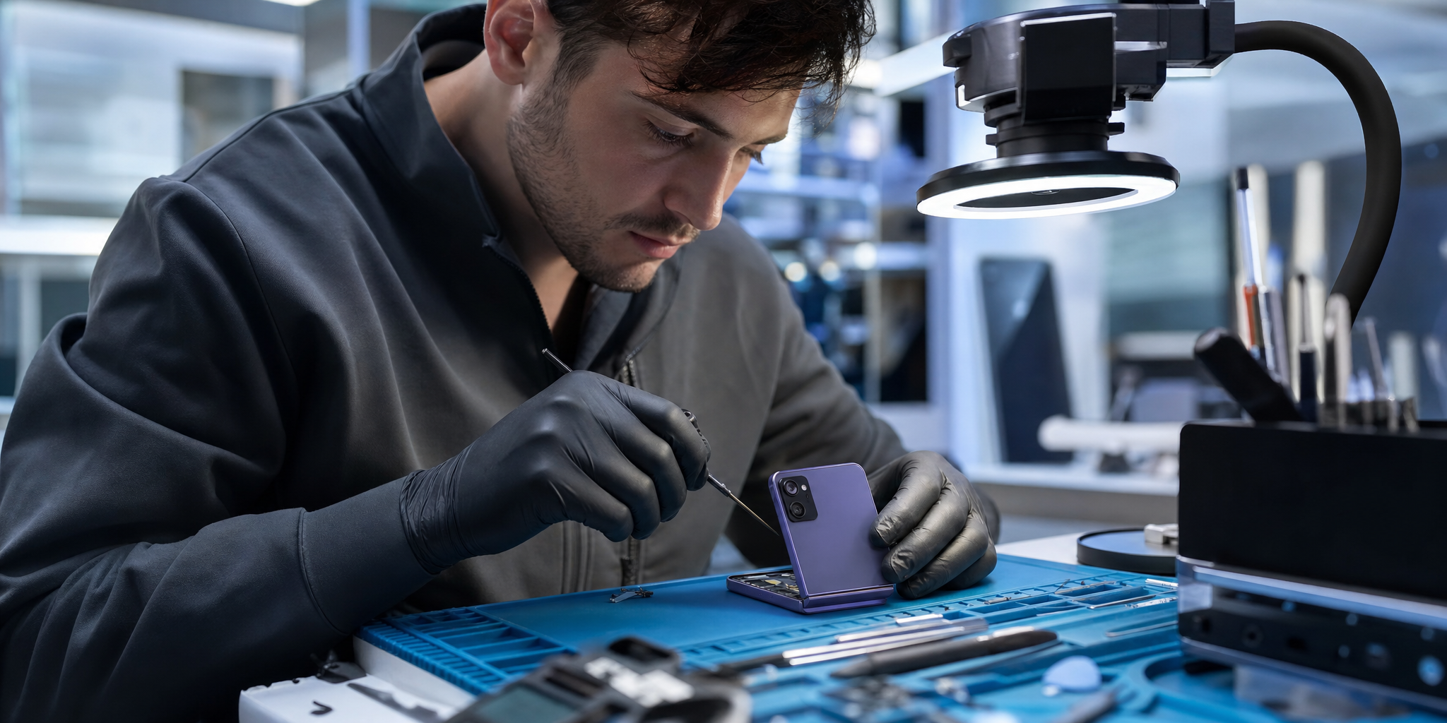 Réparation Samsung Galaxy Z Flip 6 à Lille : L'expertise Mobile House pour votre écran pliable
