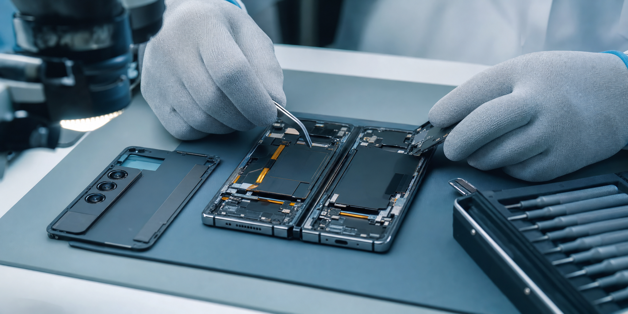 Réparation Écran & Batterie Samsung Galaxy Z Fold 4 : L'expertise Mobile House