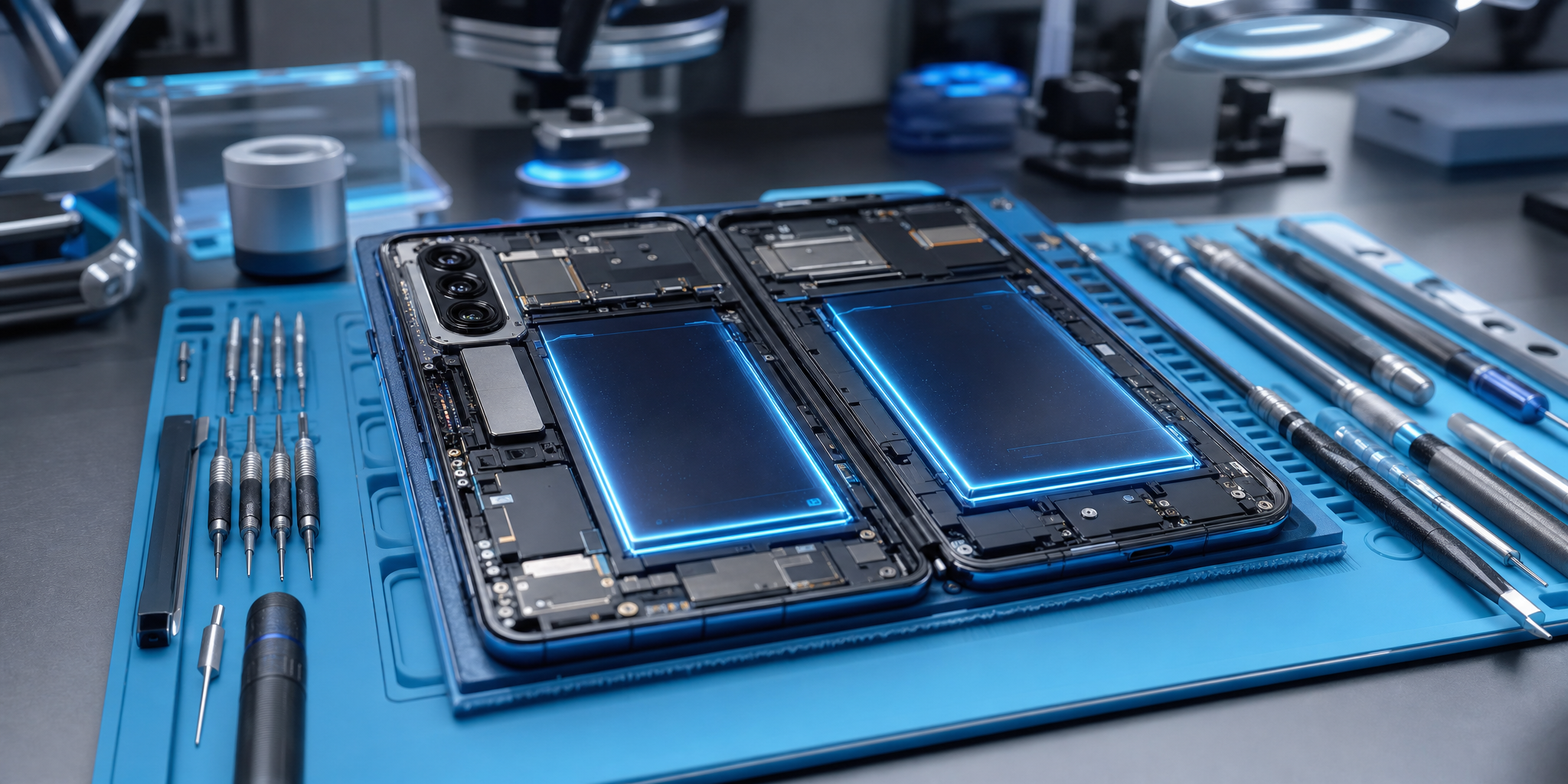 Réparation expert du Samsung Galaxy Z Fold 7 : Diagnostic et changement de batterie