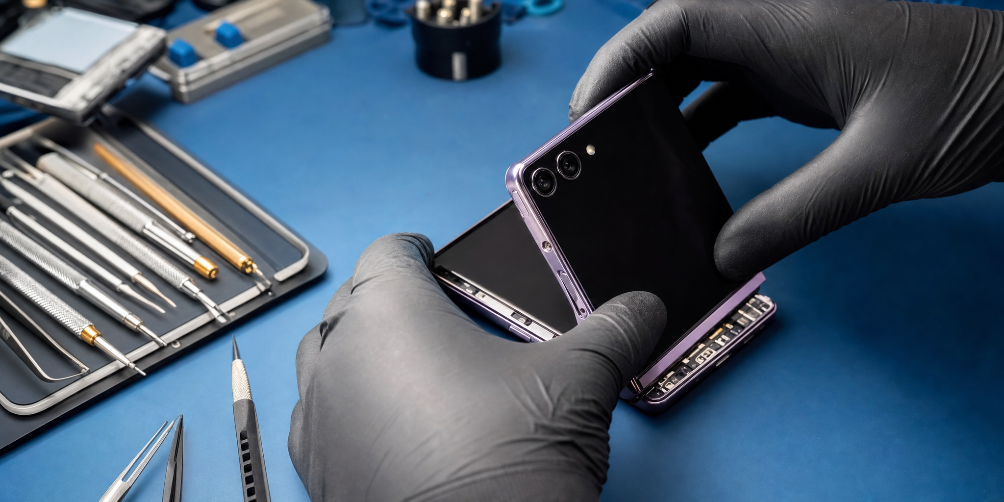 Solutions de réparation pour Samsung Z Flip 5 : Écran pliable et batterie