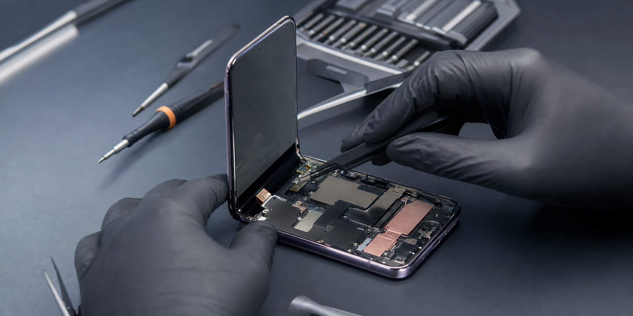 Réparation Samsung Galaxy Z Flip 4 : Écran et Batterie par Mobile House Lille