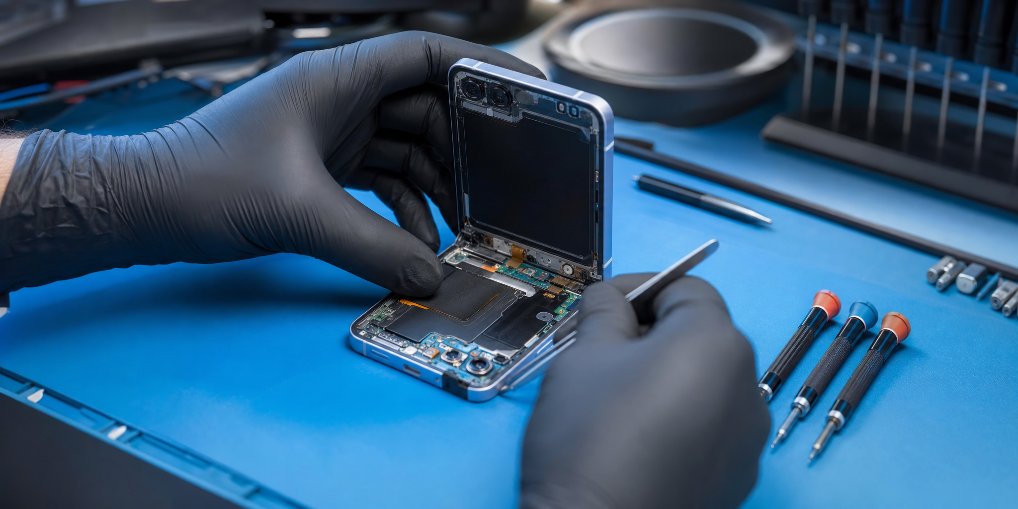 Réparation écran et batterie Samsung Z Flip 6 : L'expertise Mobile House