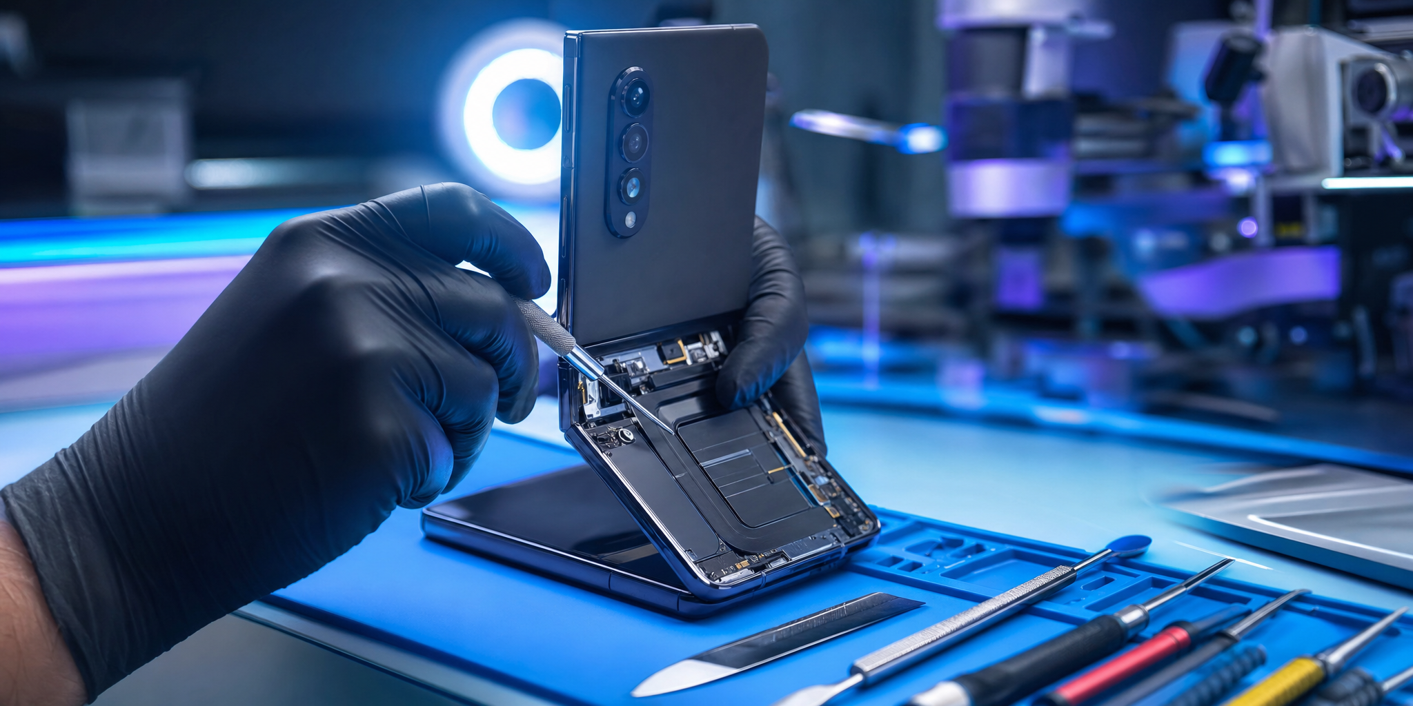 Réparation Samsung Galaxy Z Fold 4 : Écran, Charnière et Récupération de Données