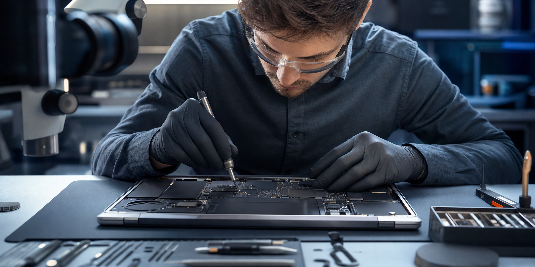 Réparation MacBook Pro à Lille : Remplacement écran, désoxydation, récupération données