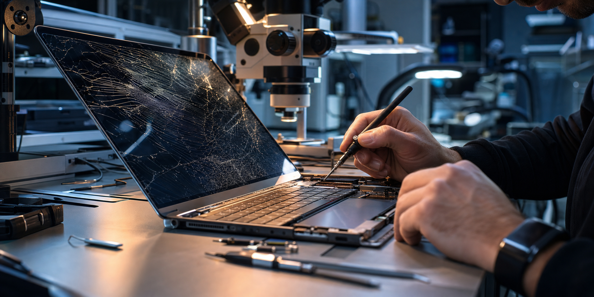 Réparation d'Écran Fissuré de MacBook Pro à Lille : L'Expertise Mobile House