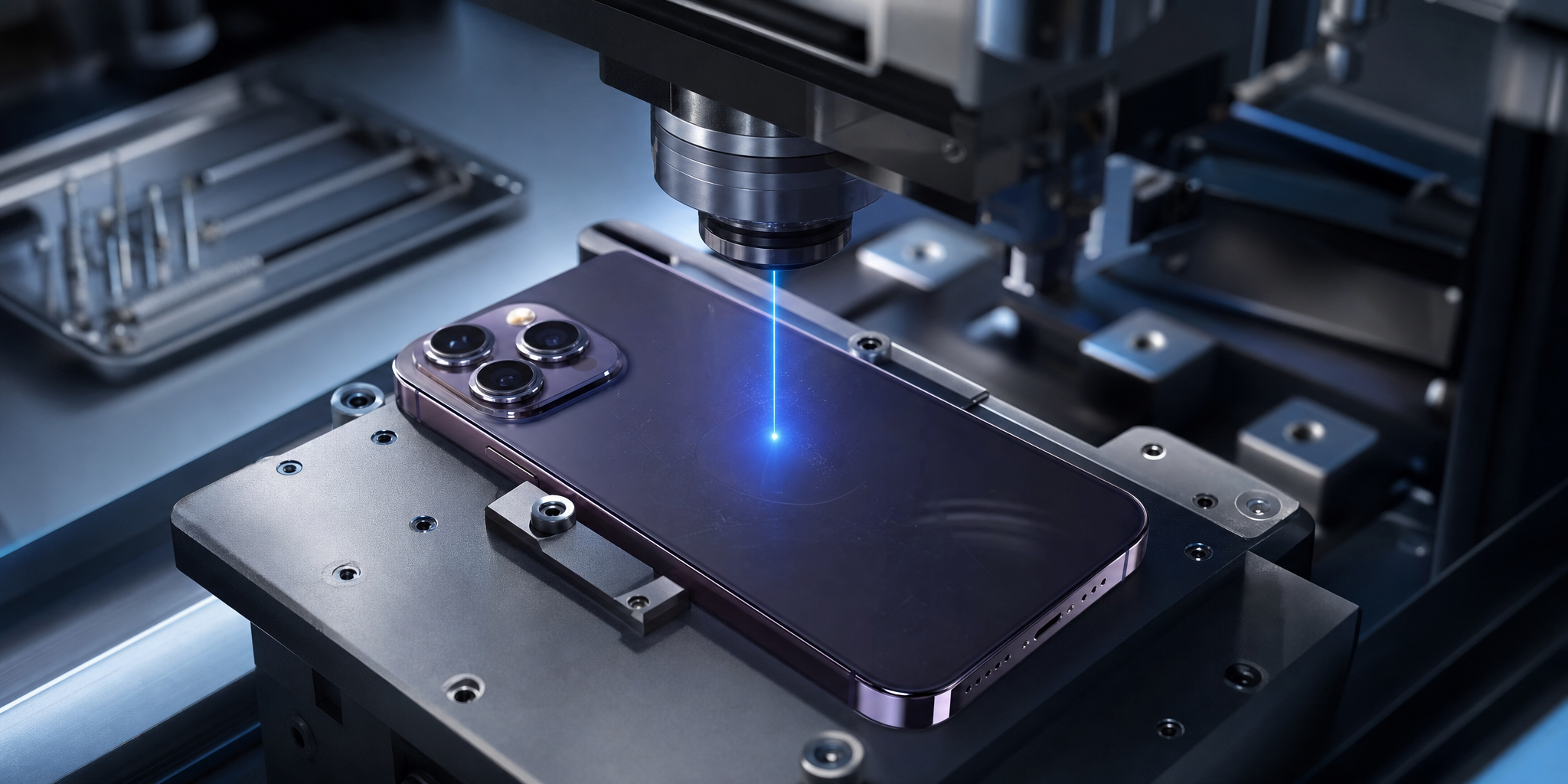 Réparation de la vitre arrière de l'iPhone 14 Pro Max par laser à Lille : Rapide et précis