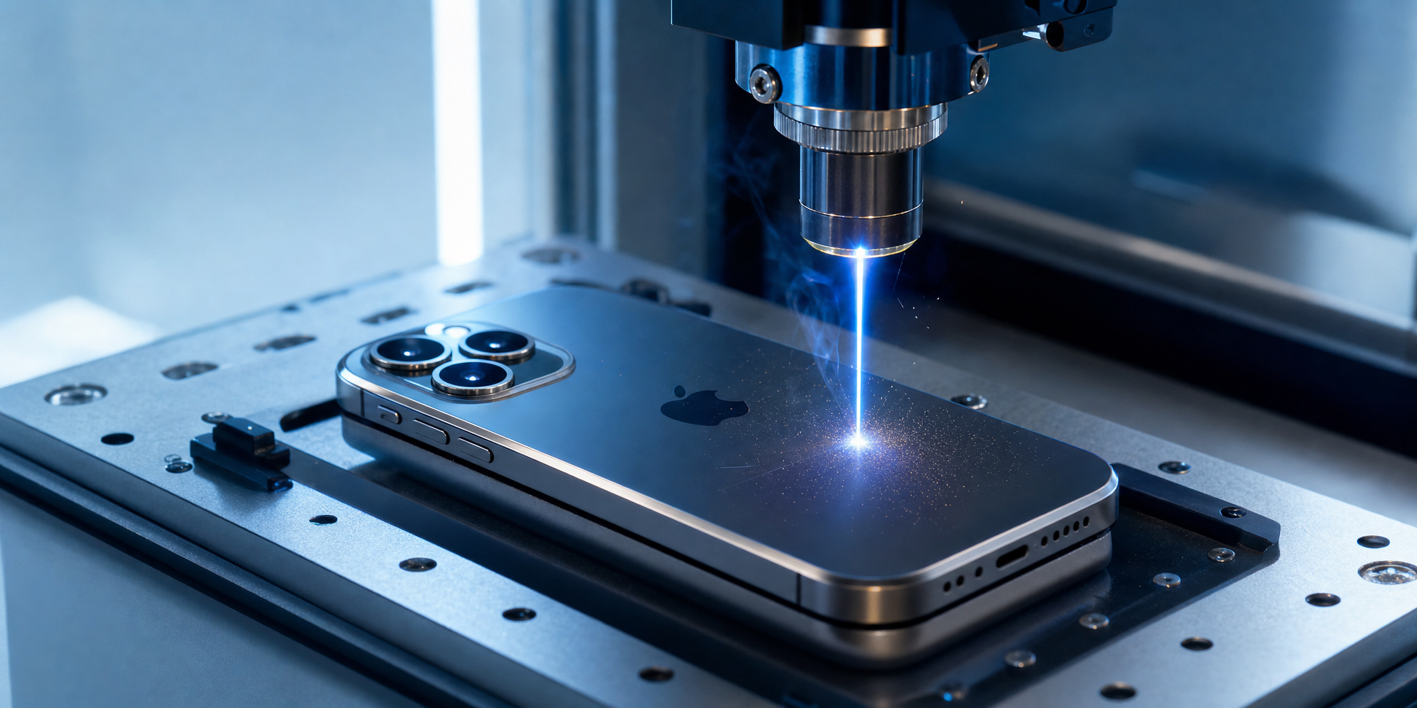 Réparation de la vitre arrière de l'iPhone 16 Pro au laser : la technologie qui change tout
