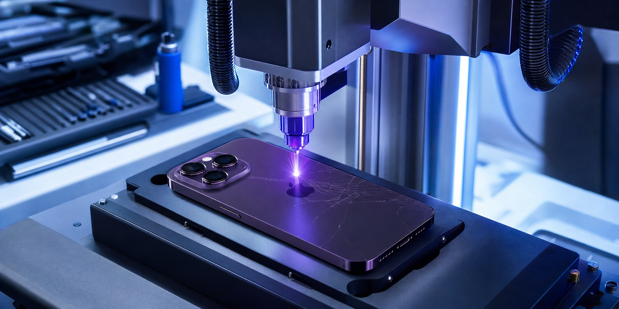 Réparation Vitre Arrière iPhone 14 Pro au Laser : La Révolution en 30 Minutes chez Mobile House