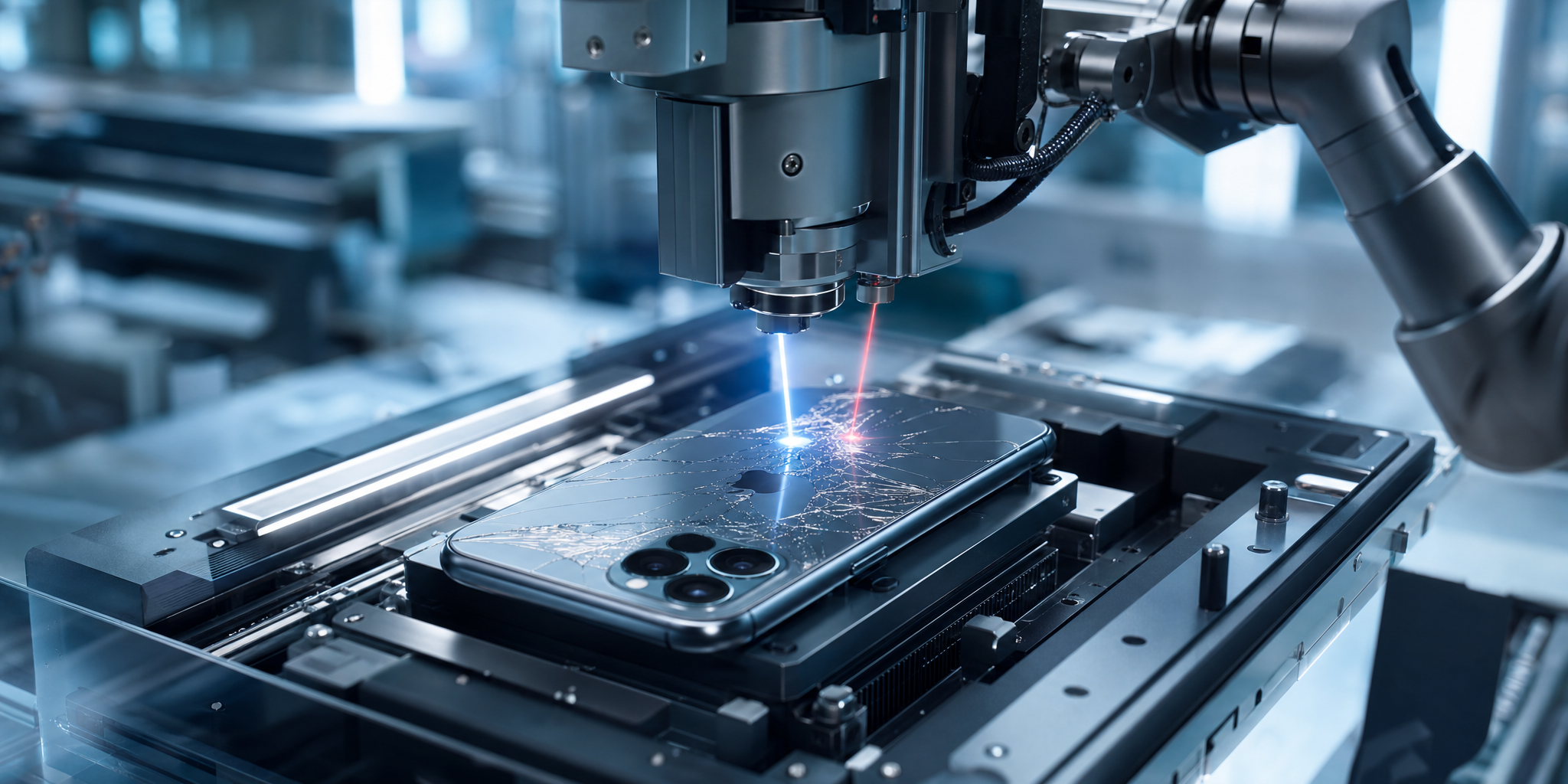 Réparation de la vitre arrière d'iPhone 11 Pro Max par laser à Lille