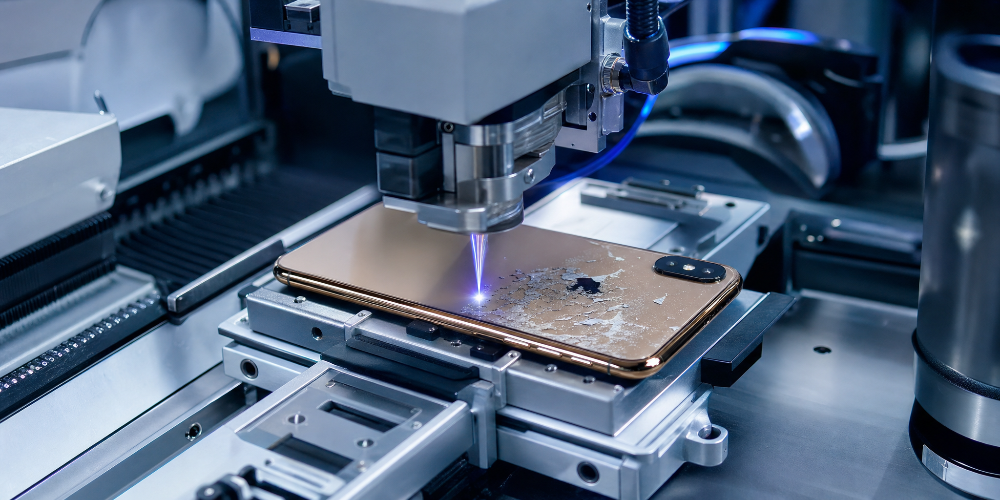 Réparation Vitre Arrière iPhone XS Max à Lille : La Technologie Laser en 30 Minutes