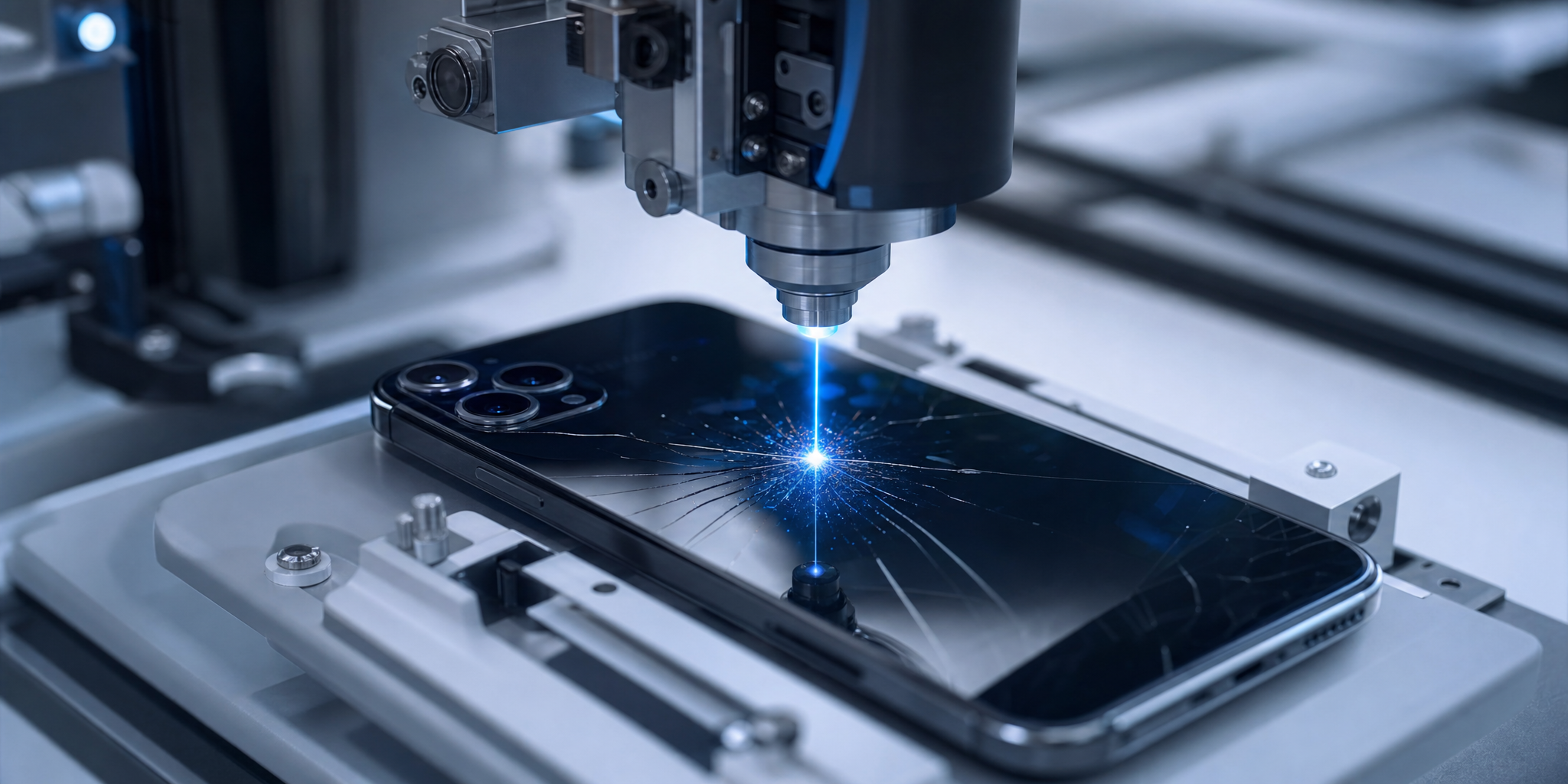 Réparation de la vitre arrière d'un iPhone 8 Plus au laser à Lille : l'innovation au service de votre smartphone