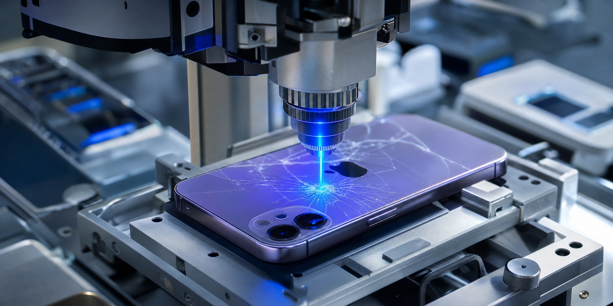 Réparation de la vitre arrière de l'iPhone 14 à Lille : la révolution de la technologie laser chez Mobile House