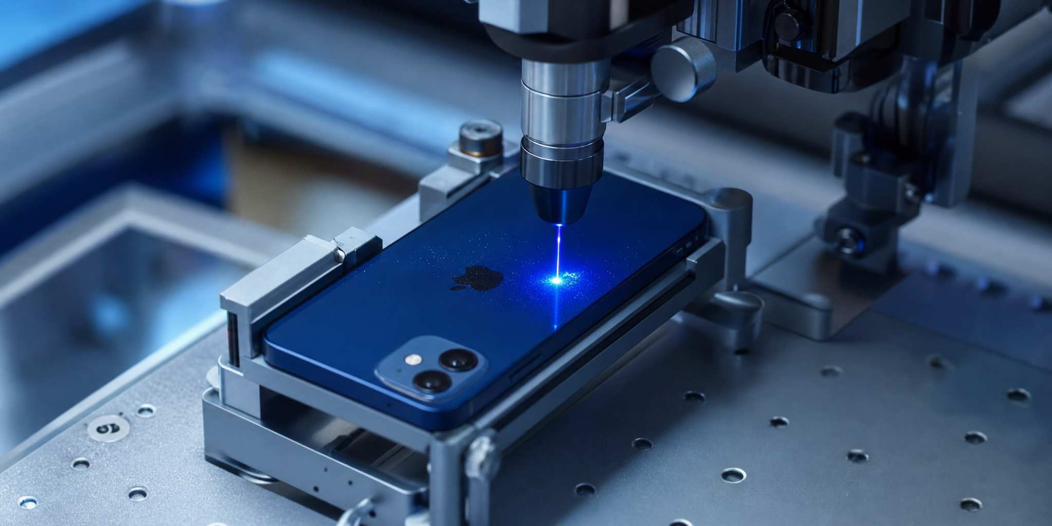 Réparation de la vitre arrière d'iPhone 12 au laser à Lille en 30 minutes | Mobile House