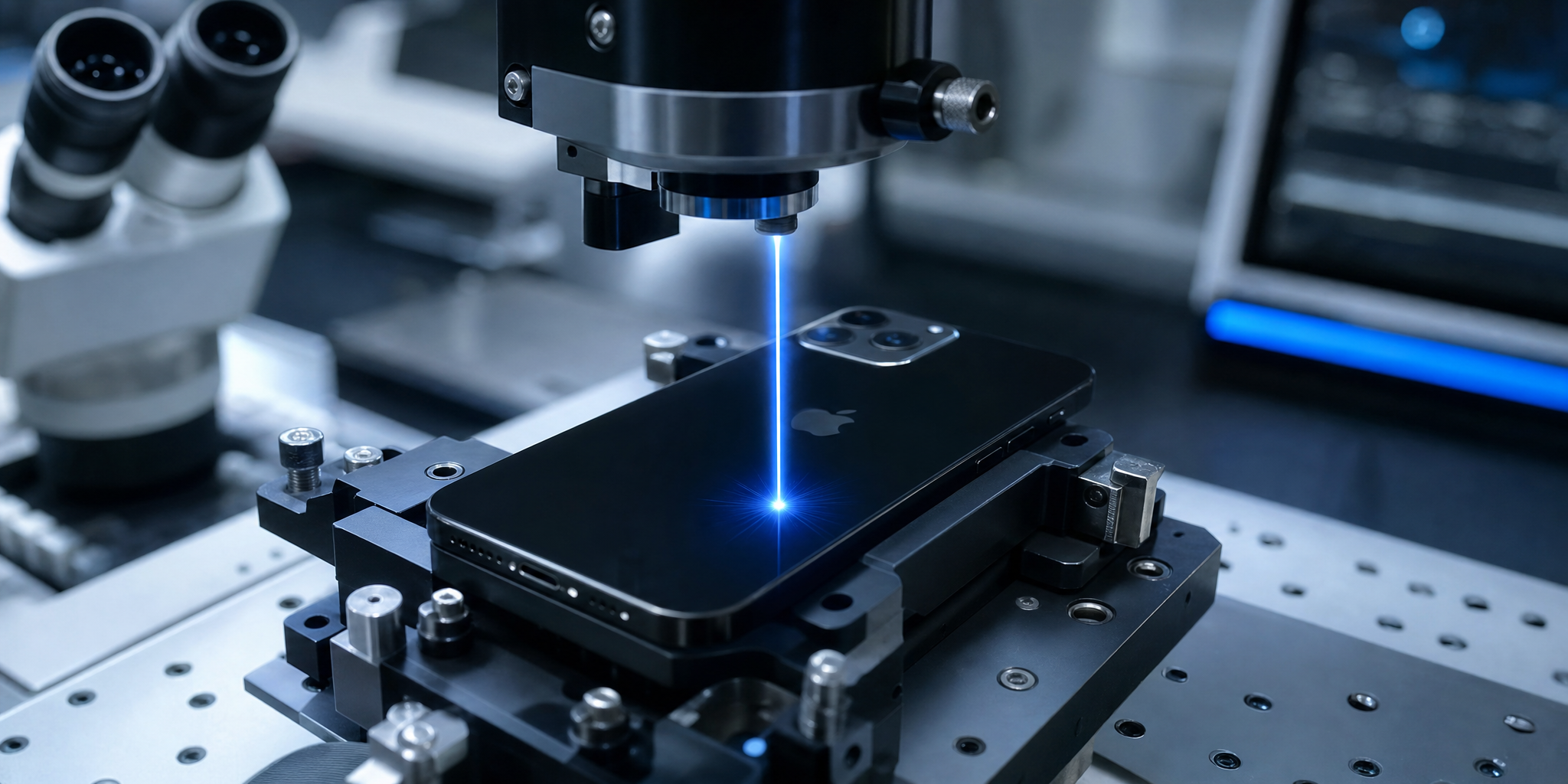 Réparation de la vitre arrière de l'iPhone 14 au laser : l'expertise haute performance à Lille