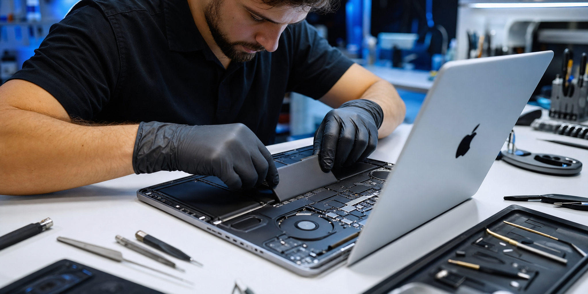 Changement de batterie MacBook : diagnostic et solutions de réparation expertes