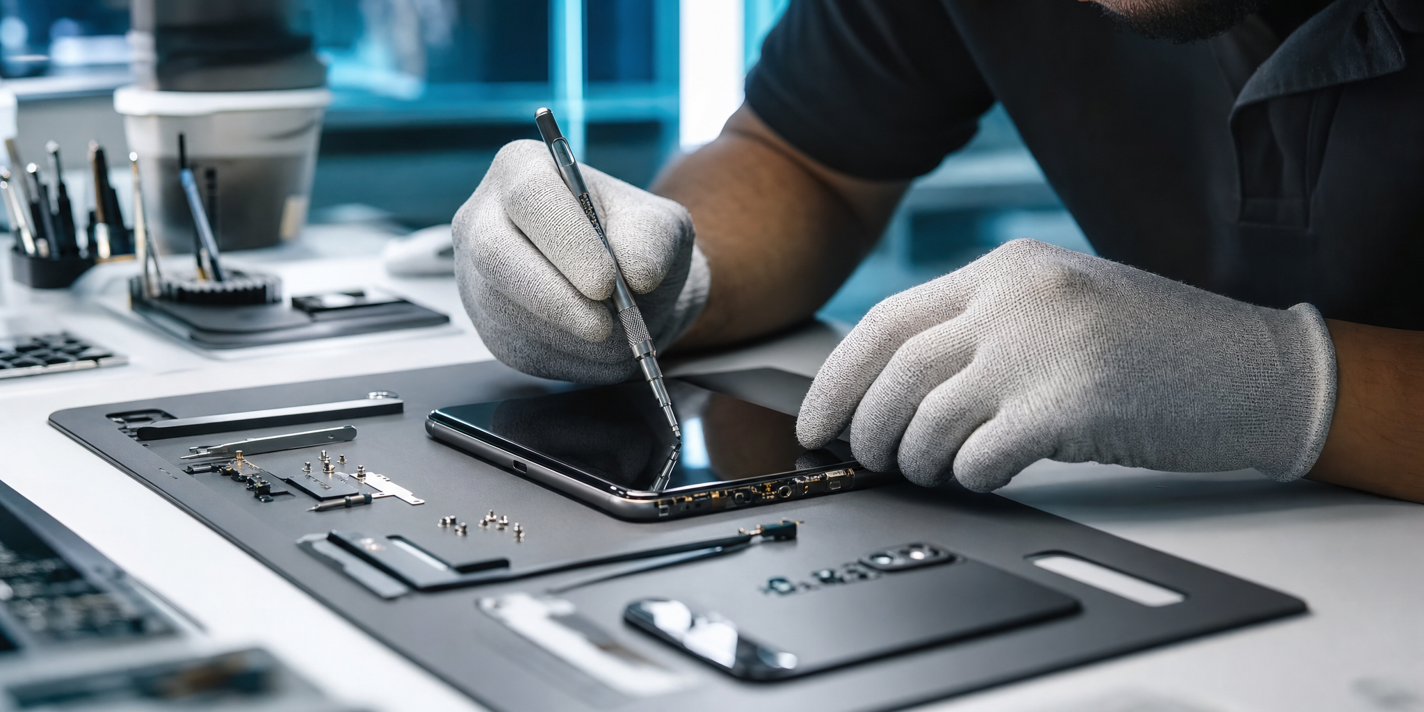 Réparation écran fissuré iPhone 15 Pro : L'expertise Mobile House à Lille