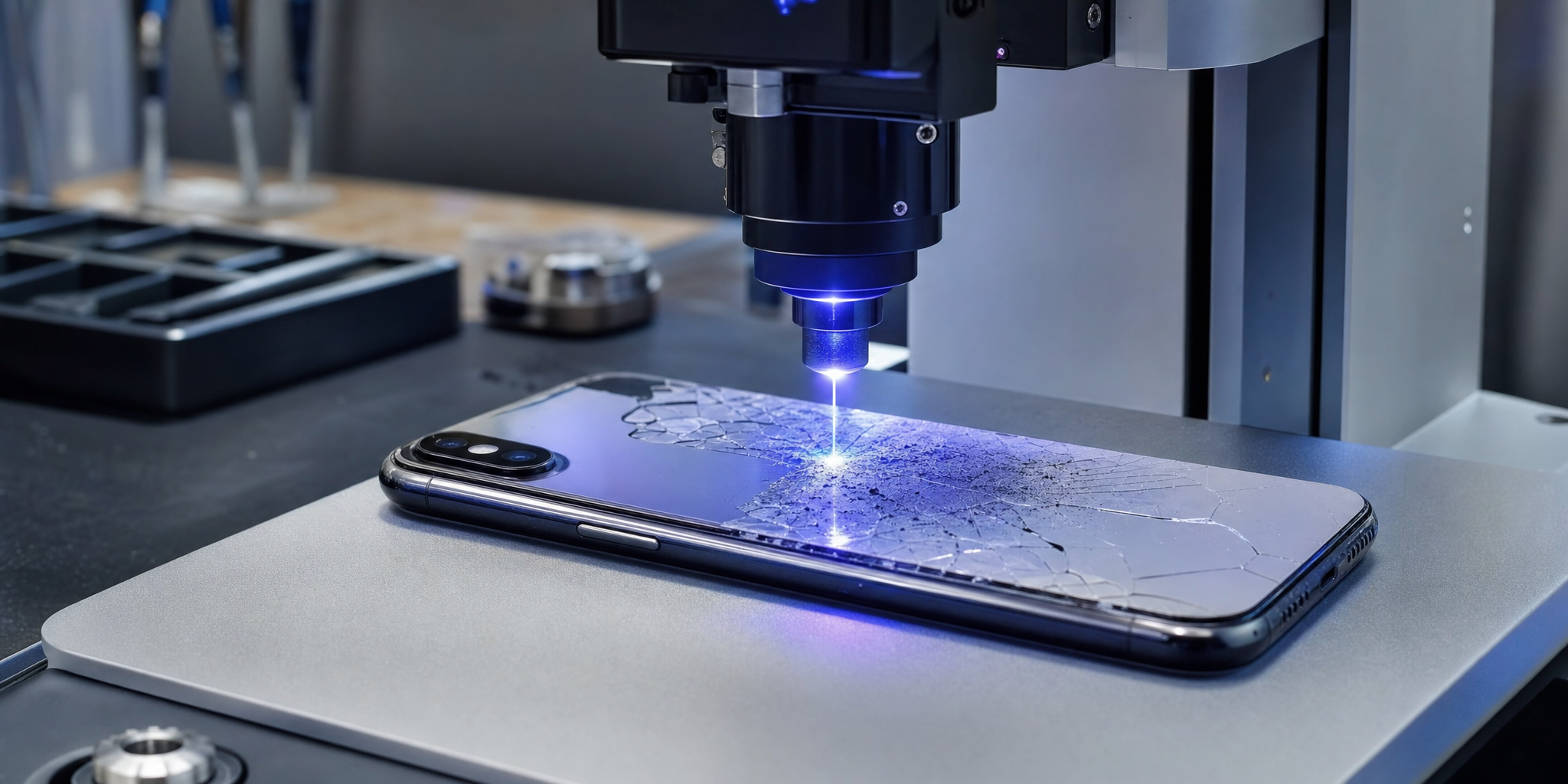 Réparation vitre arrière iPhone XS à Lille : Expertise, laser, express 30min