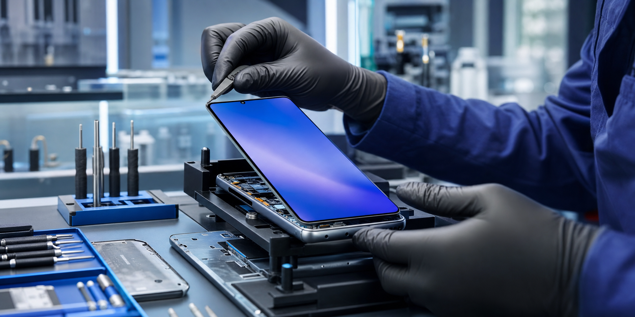 Réparation Écran Samsung Galaxy S25+ à Lille : Dalle Service Pack et Zéro Perte de Données