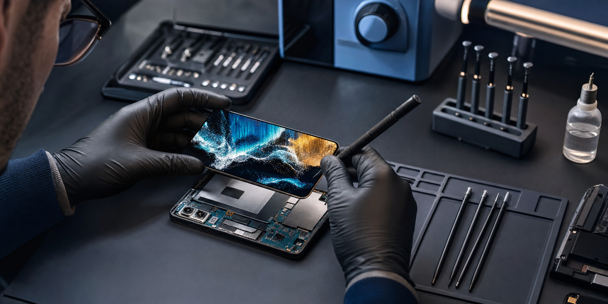 Réparation écran Samsung Galaxy S23 : Pourquoi choisir une dalle originale Service Pack ?