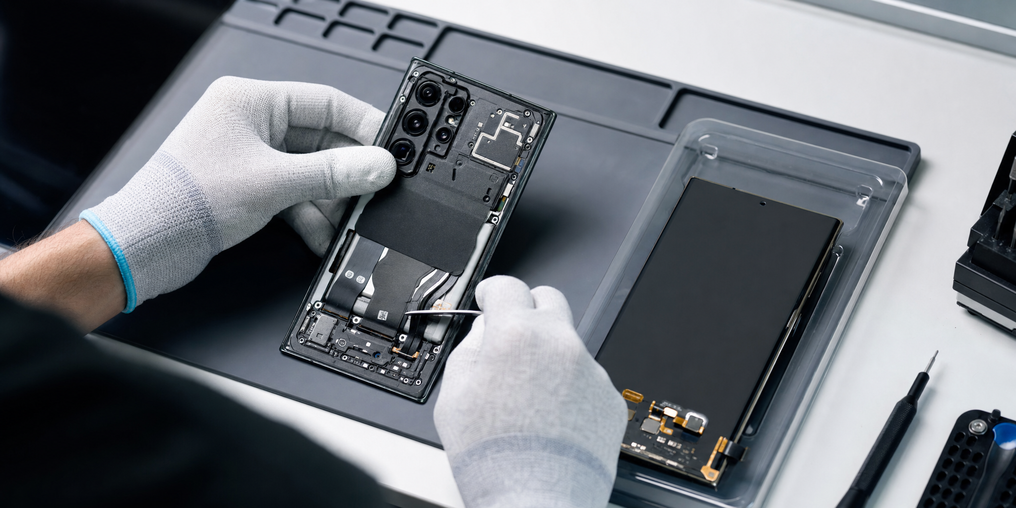 Réparation Écran Samsung Galaxy S23 Ultra à Lille : Optez pour la Qualité Service Pack d'Origine