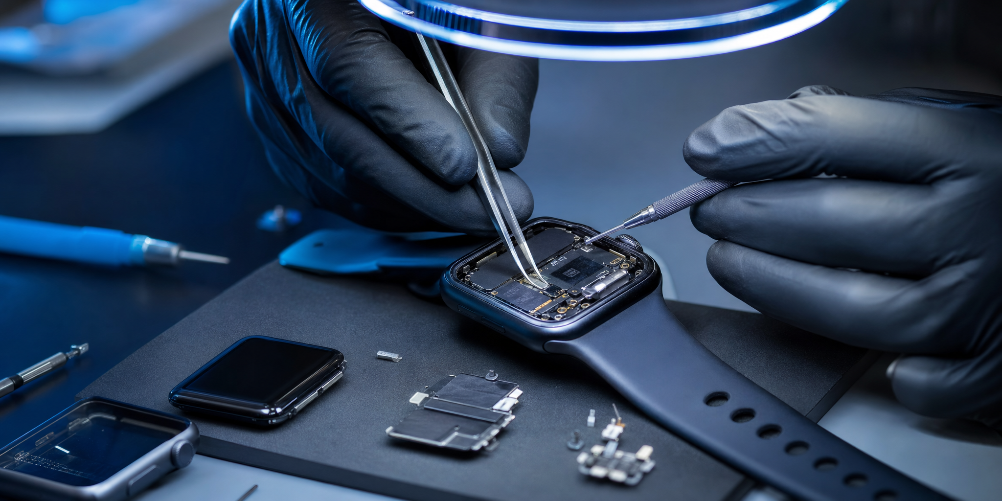 Réparation Apple Watch : Écran, Batterie, Étanchéité et Micro-Soudure