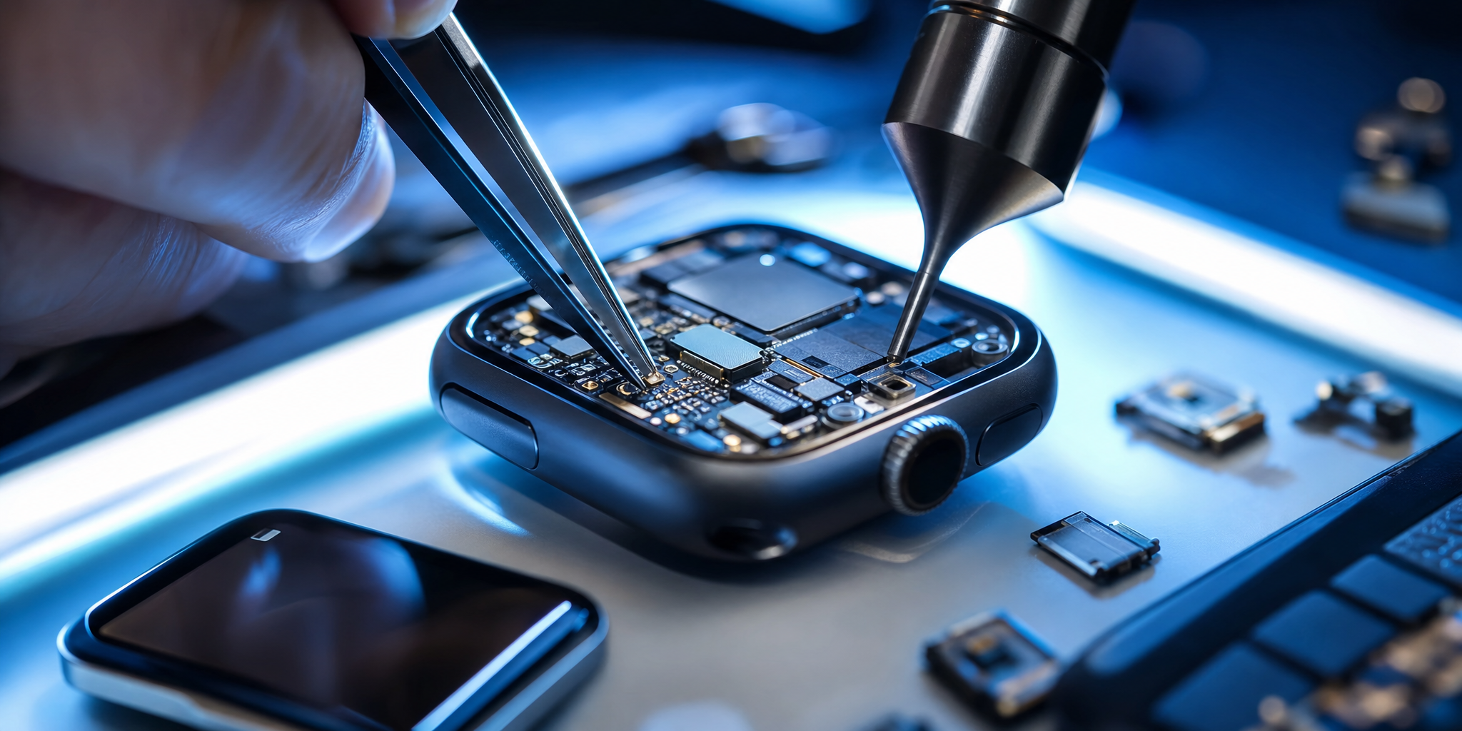 Expertise Apple Watch : Réparation Écran, Batterie et Micro-Soudure du Series 1 au 10 & Ultra