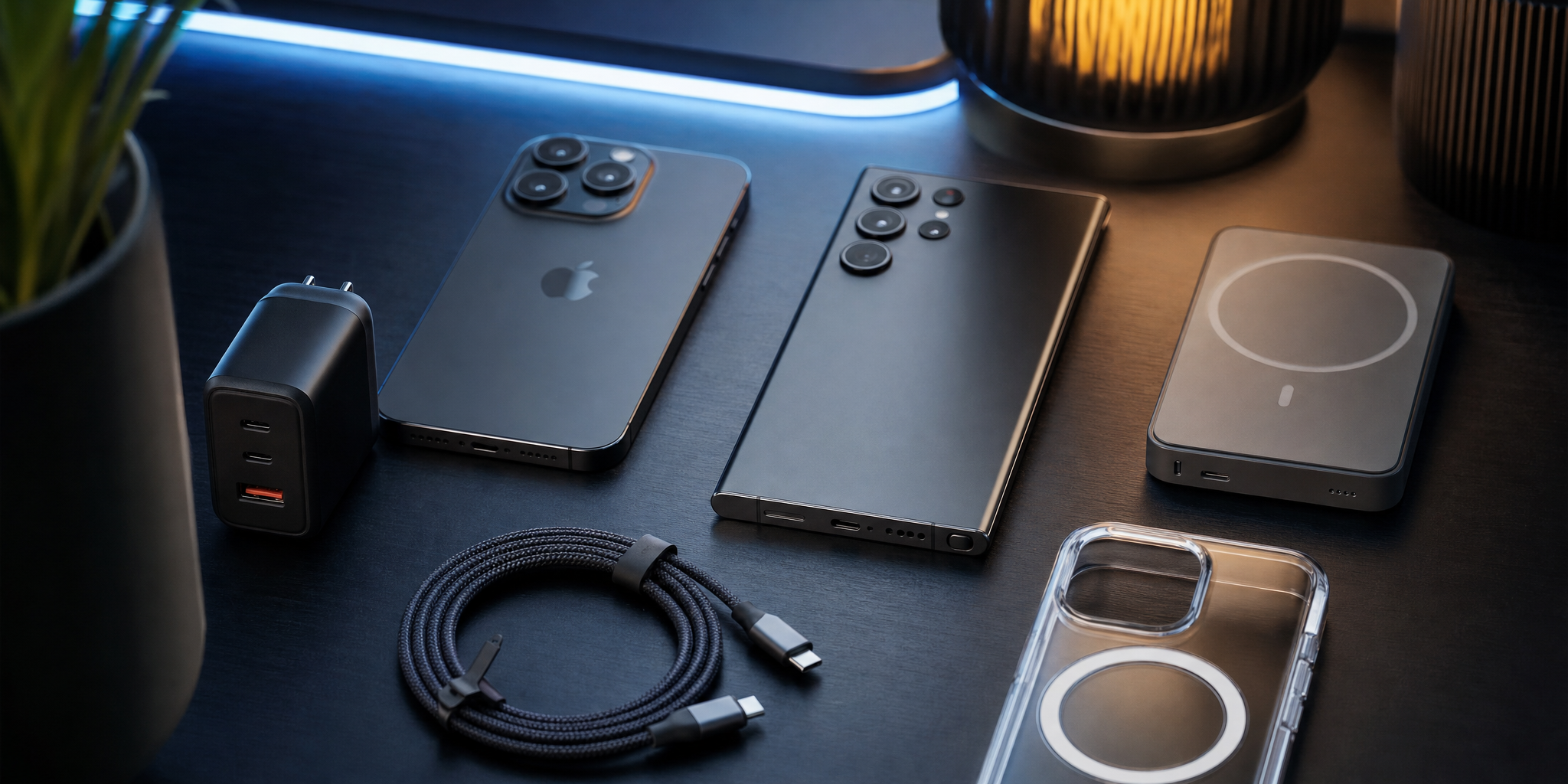 Accessoires Smartphone Indispensables : Protection, Énergie et Connectivité pour iPhone et Samsung