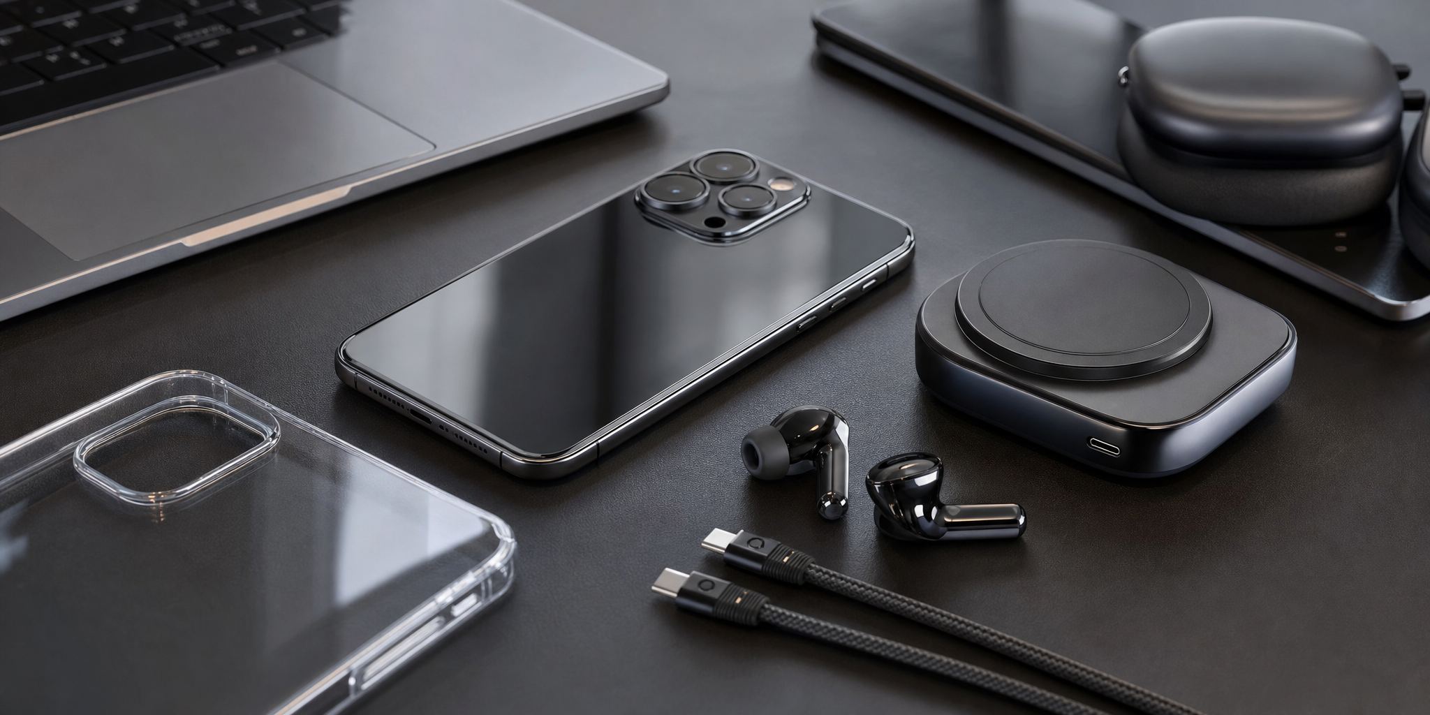 Guide complet des accessoires smartphone indispensables : protection, énergie, audio et connectivité