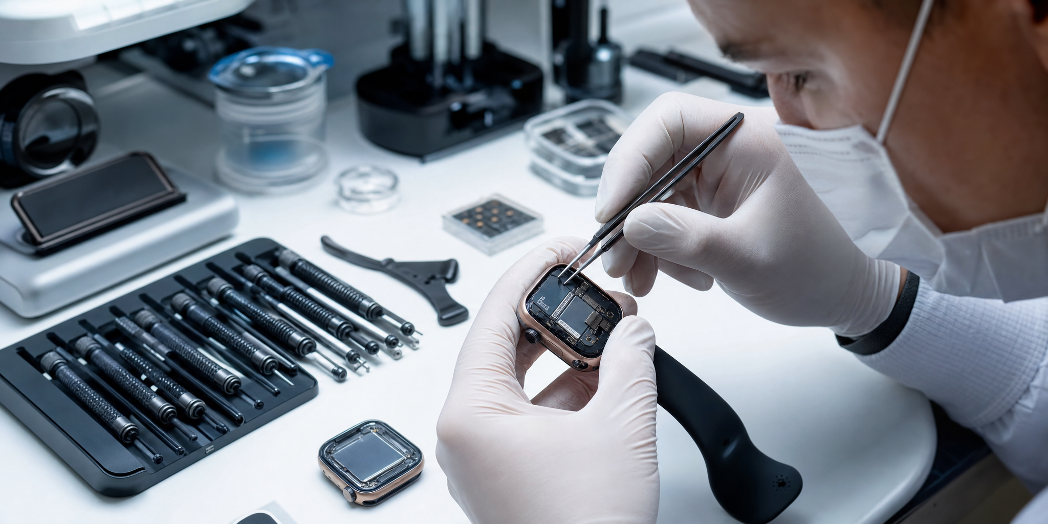 Réparation Apple Watch : Écran, Batterie et Charge pour Toutes les Séries