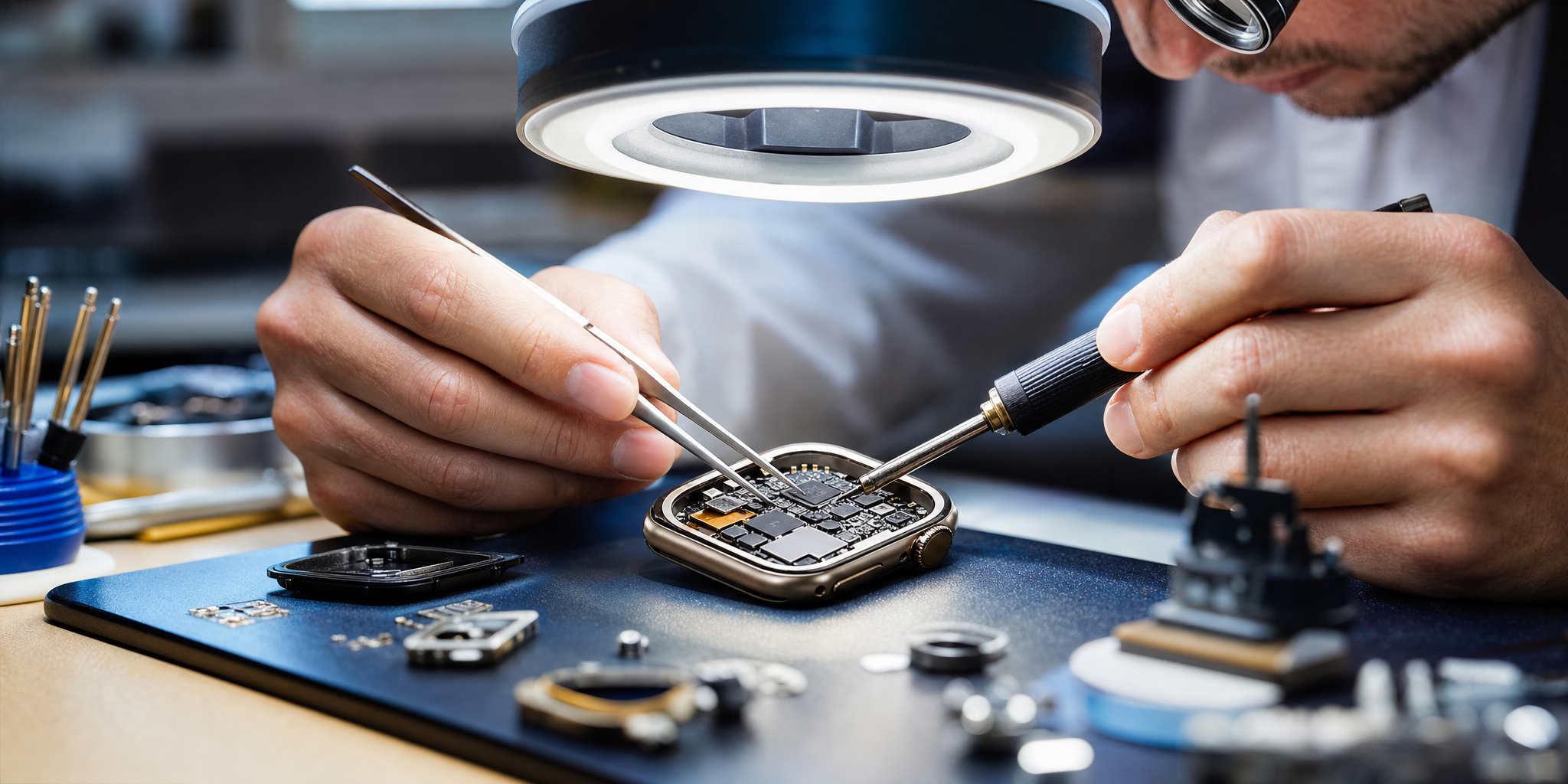 Réparation Apple Watch (Séries & Ultra) : Écran, Batterie, Oxydation et Micro-soudure | Mobile House