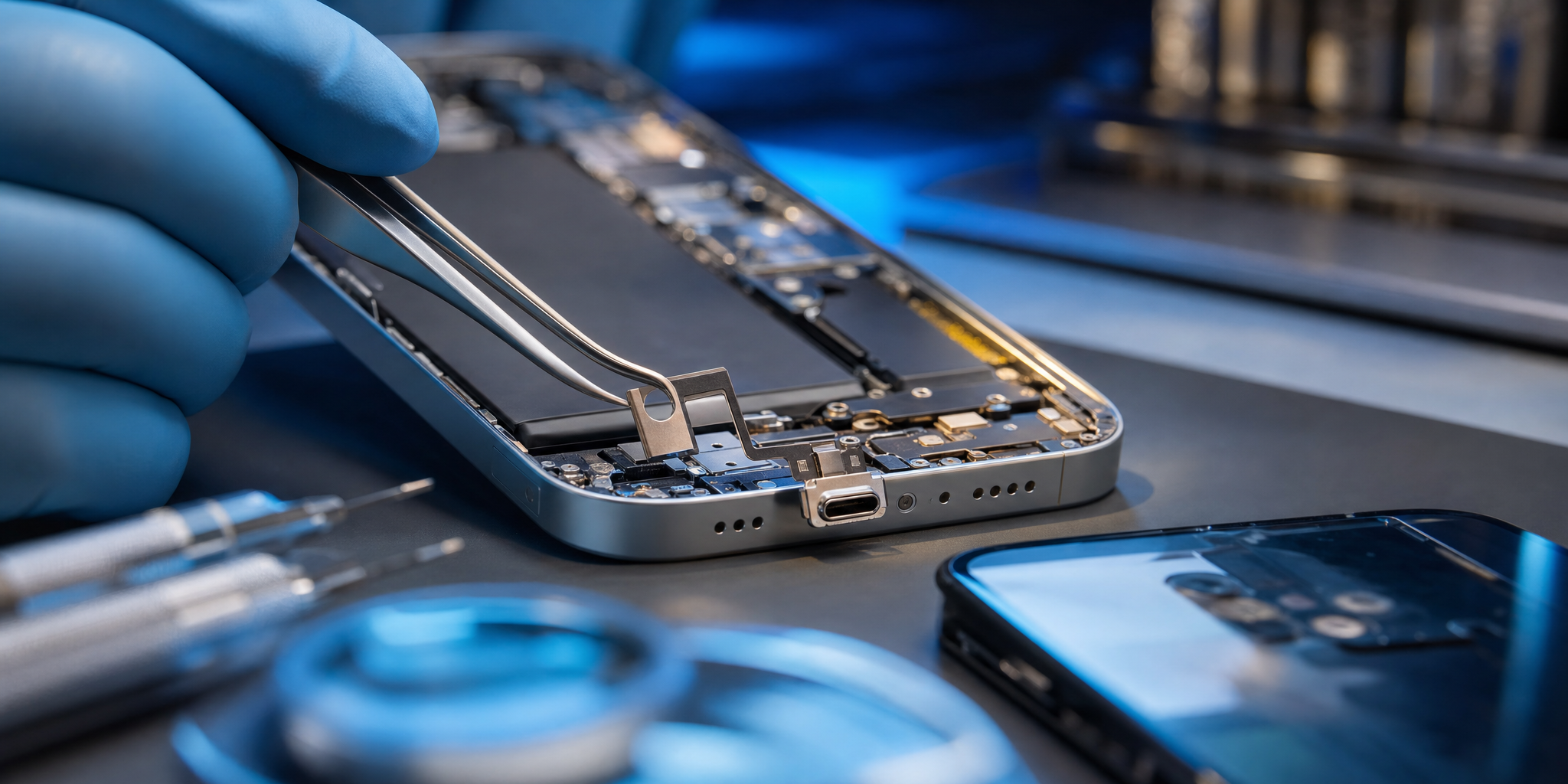 Réparation et Changement du Connecteur de Charge iPhone 17 à Gare Lille Flandres
