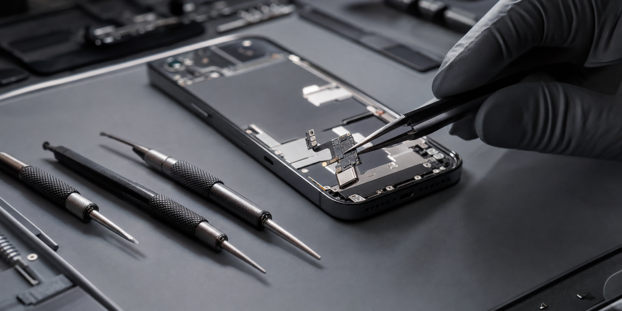 Réparation et Changement du Connecteur de Charge sur iPhone 16 Pro à Lille Centre