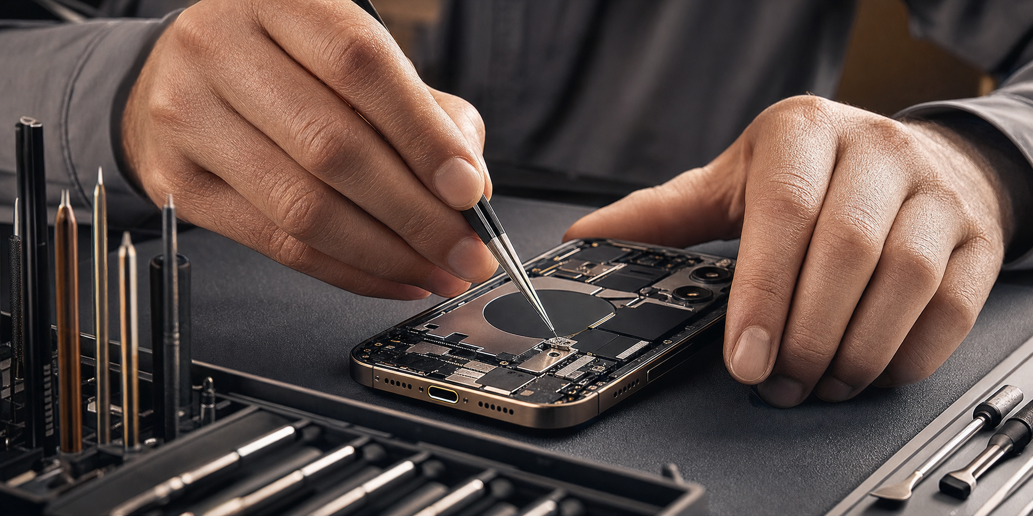 Réparation et changement de connecteur de charge iPhone 18 Pro Max à Wazemmes
