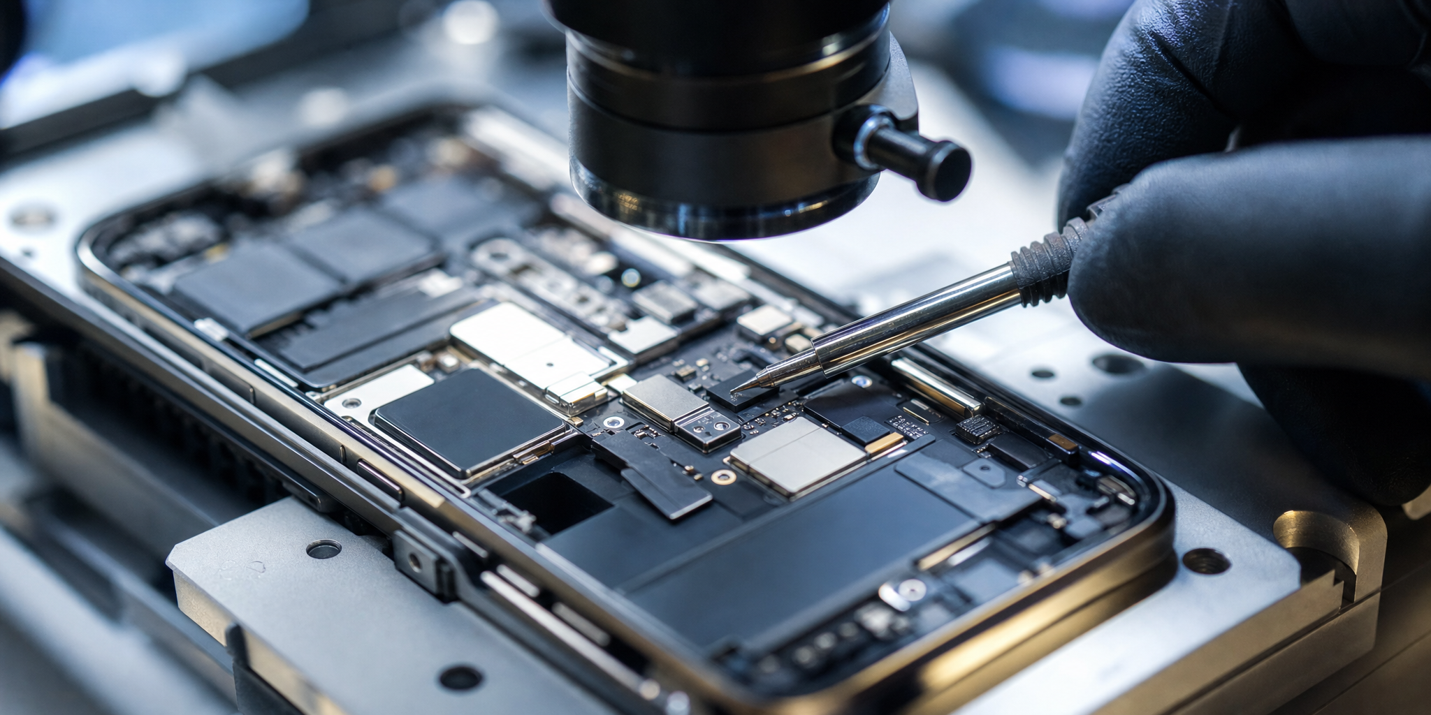 Réparation micro-soudure sur iPhone 16 Pro : L'expertise carte mère chez Mobile House