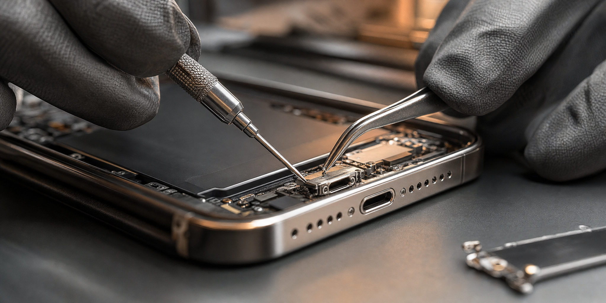 Réparation et Changement du Connecteur de Charge iPhone 16 Pro à Lille Centre