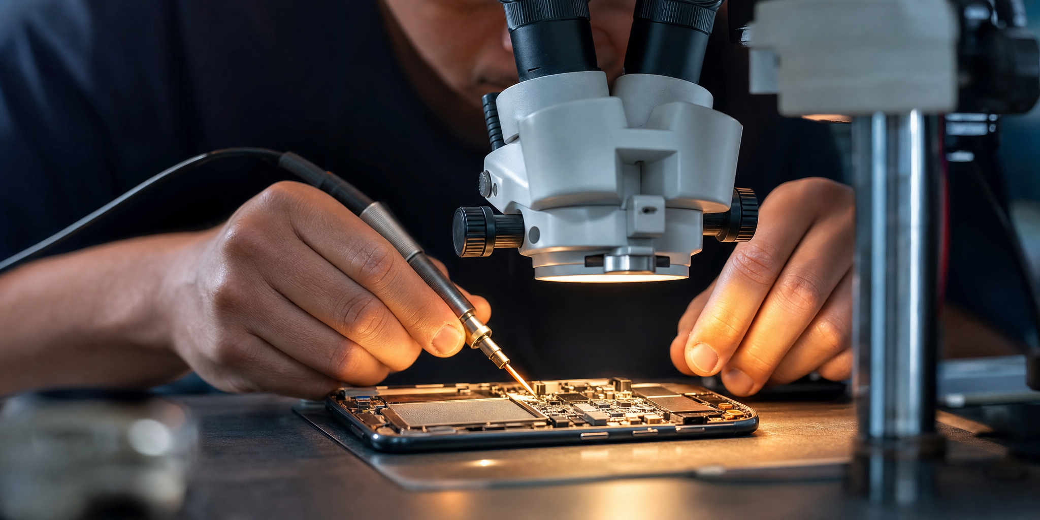 Réparation micro-soudure sur iPhone 18 Pro Max : l'expertise Mobile House à Wazemmes