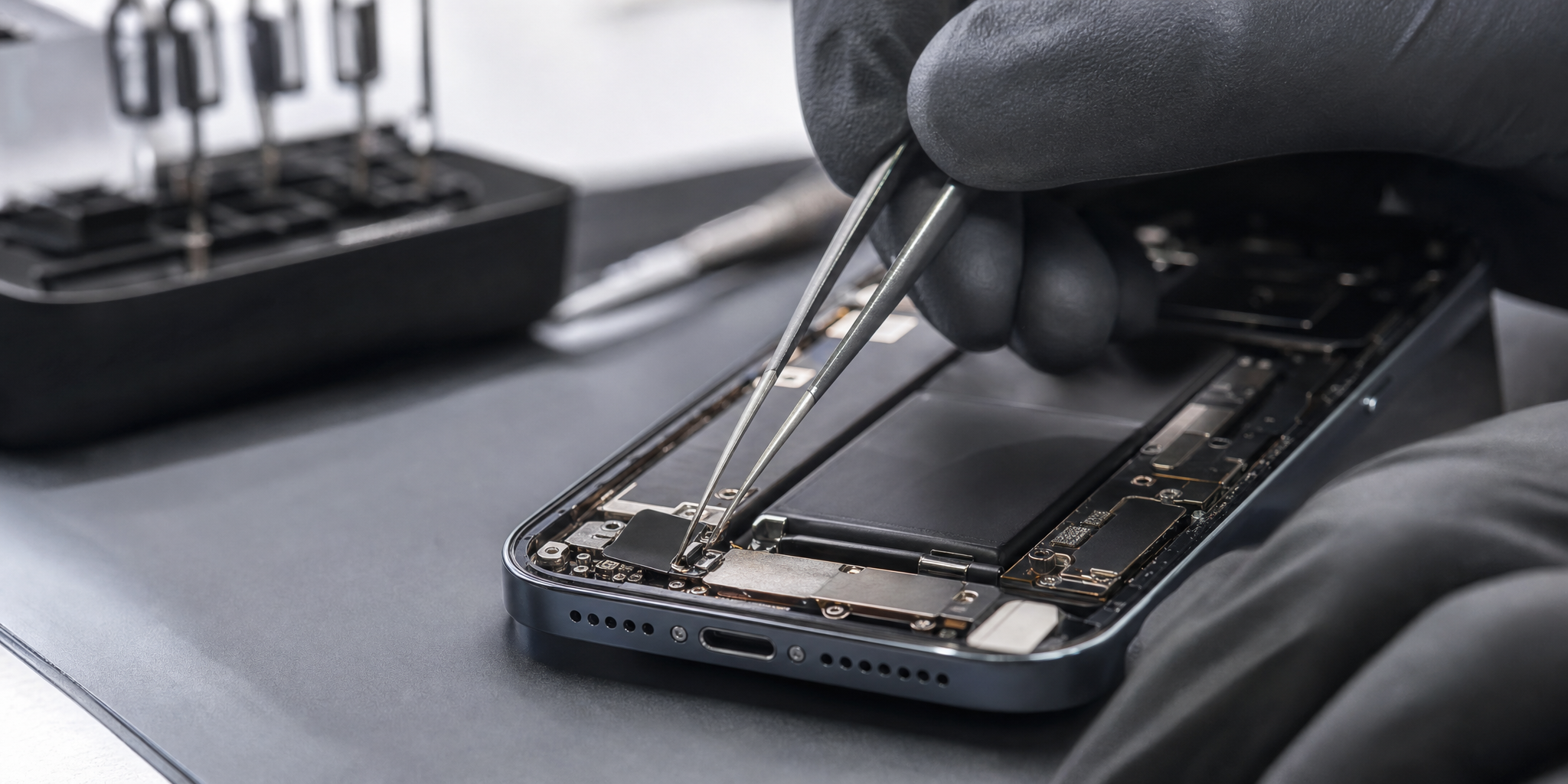 Réparation et changement du connecteur de charge sur iPhone 18 : L'expertise Mobile House