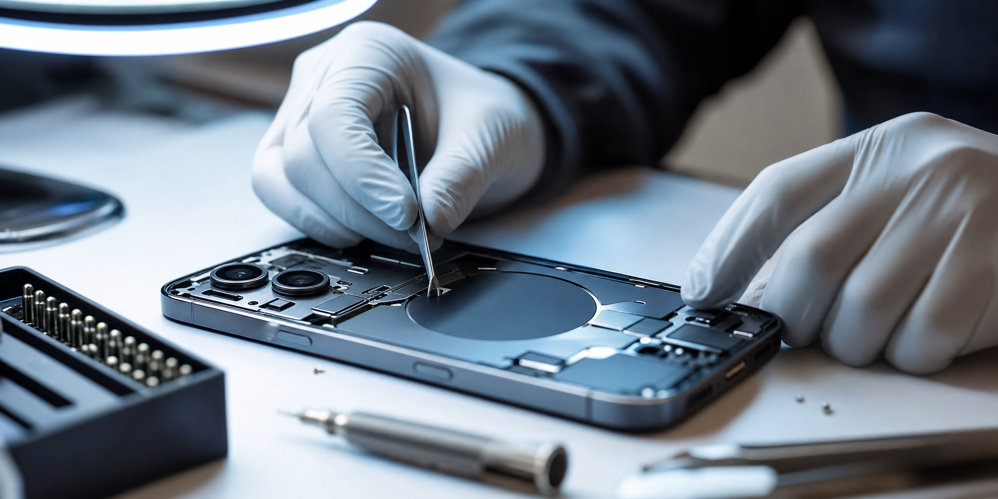 Réparation et remplacement de vitre arrière pour iPhone 16 Pro : expertise technique et service express à Lille Flandres